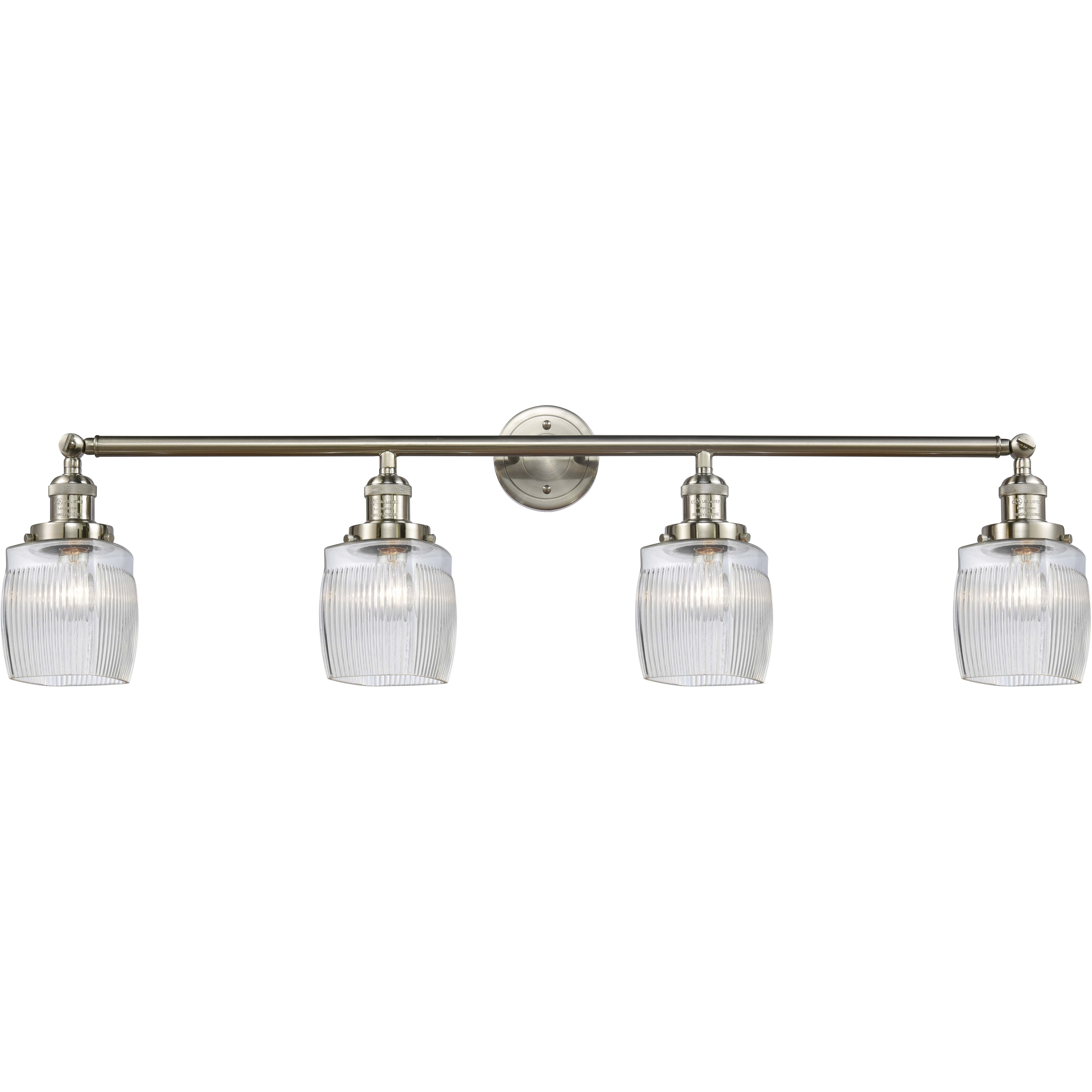Franklin Restoration Colton LED 42 inch Brushed Satin Nickel Bath Vanity Light Wall Light, Franklin Restoration