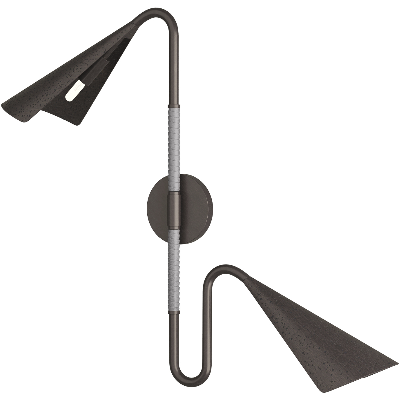 Amerson 5 inch 60 watt English Bronze Swing Arm Sconce Wall Light