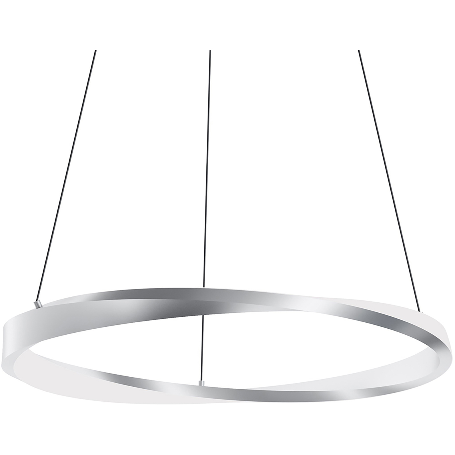 Oberon LED 1.4 inch Satin Nickel Pendant Ceiling Light