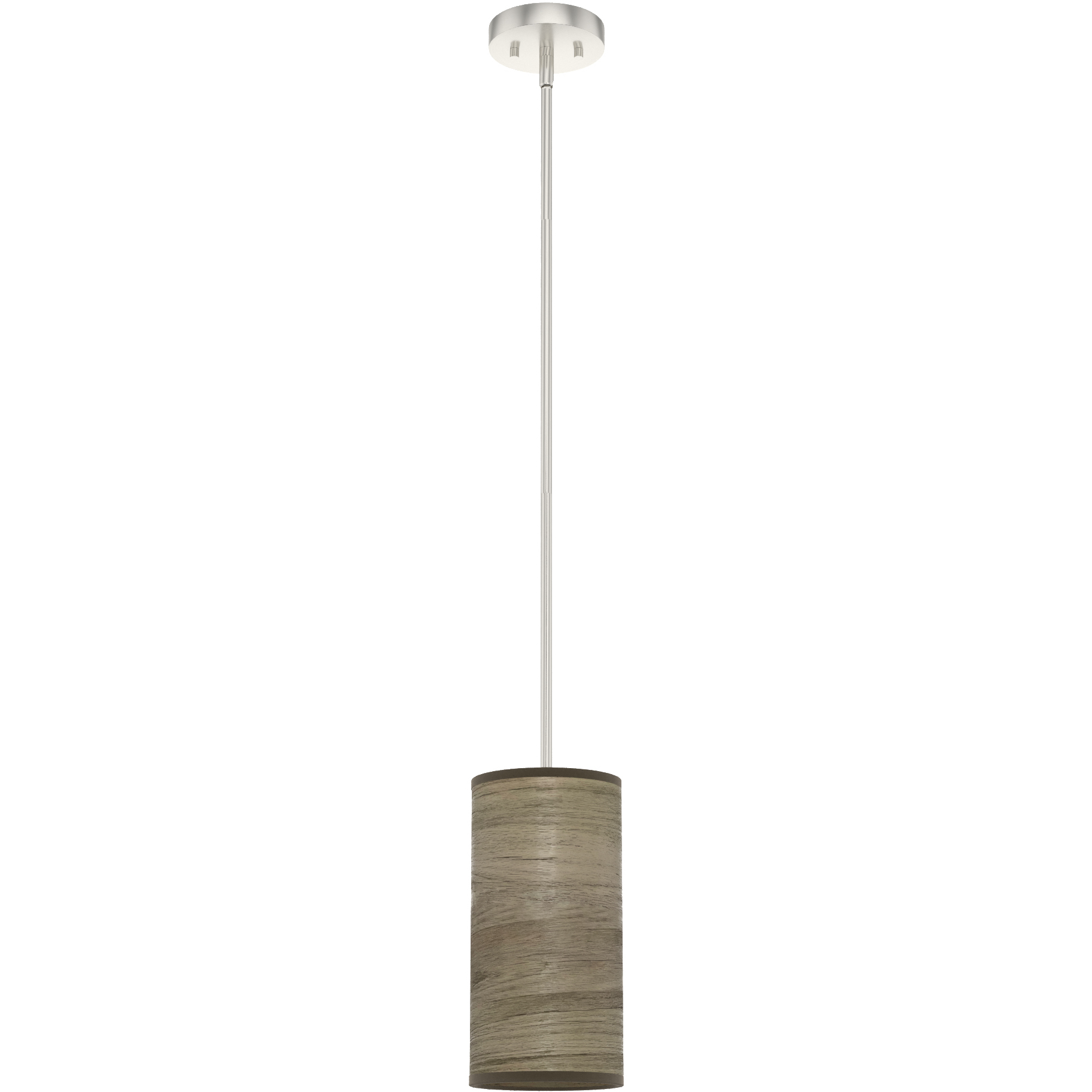 Solhaven 1 Light 6 inch Warm Grey Oak and Brushed Nickel Mini Pendant Ceiling Light