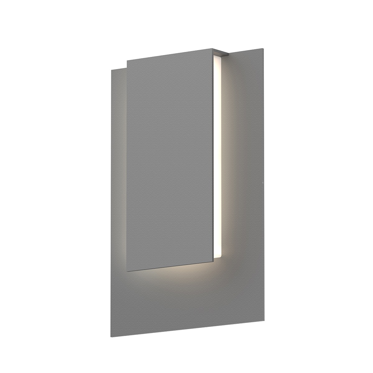 Reveal LED 11.75 inch Textured Gray Indoor-Outdoor Sconce, Inside-Out
