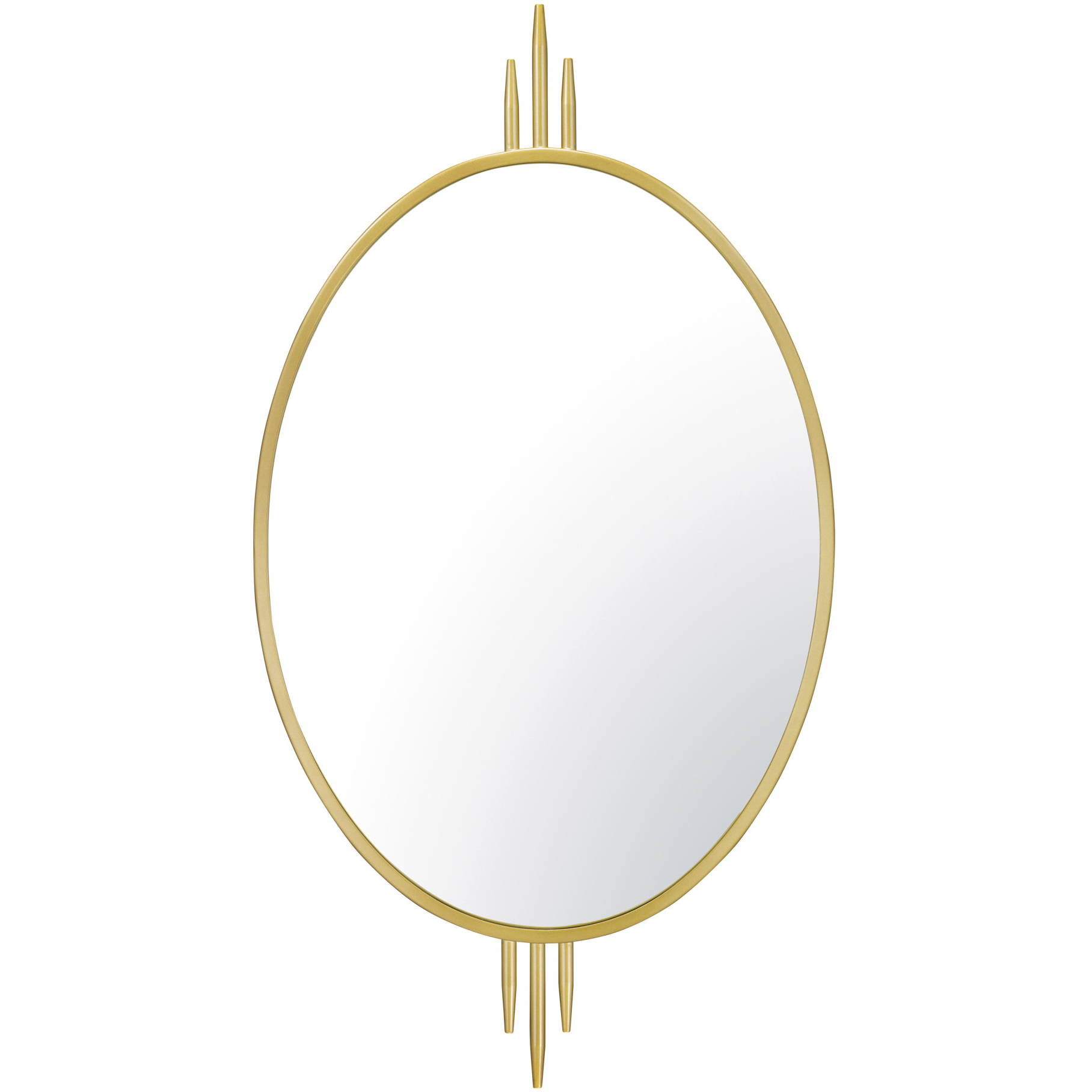 Propaganda 41 X 22 inch Gold Wall Mirror