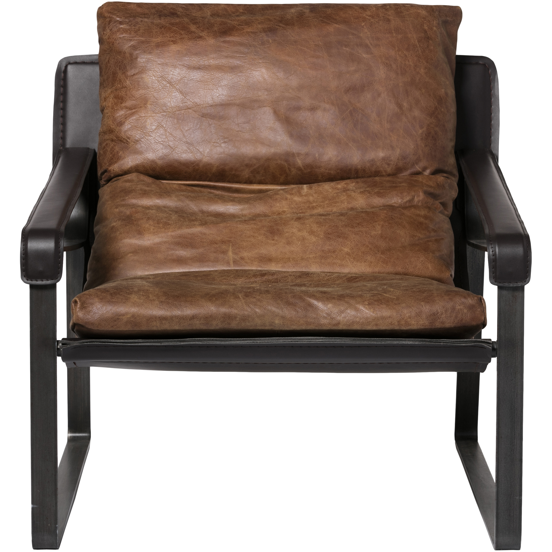 Connor PK Open Road Brown Leather Club Chair
