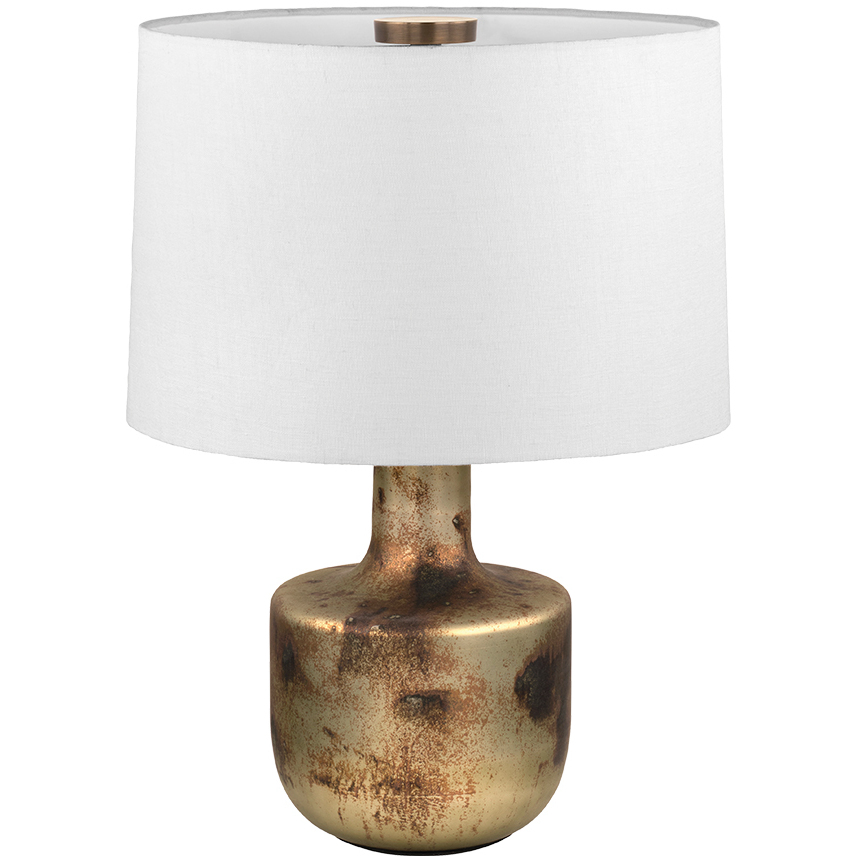 Terron 27.5 inch 15 watt Patina Brass Table Lamp Portable Light