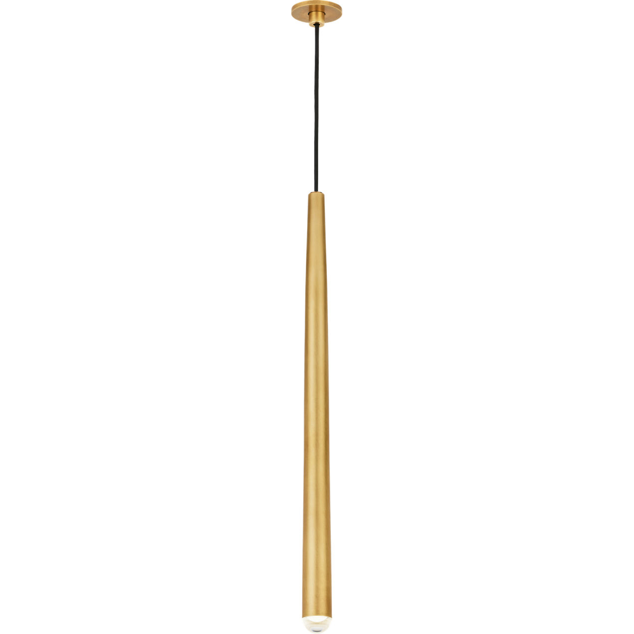 Sean Lavin Pylon LED Natural Brass Pendant Ceiling Light, Integrated LED