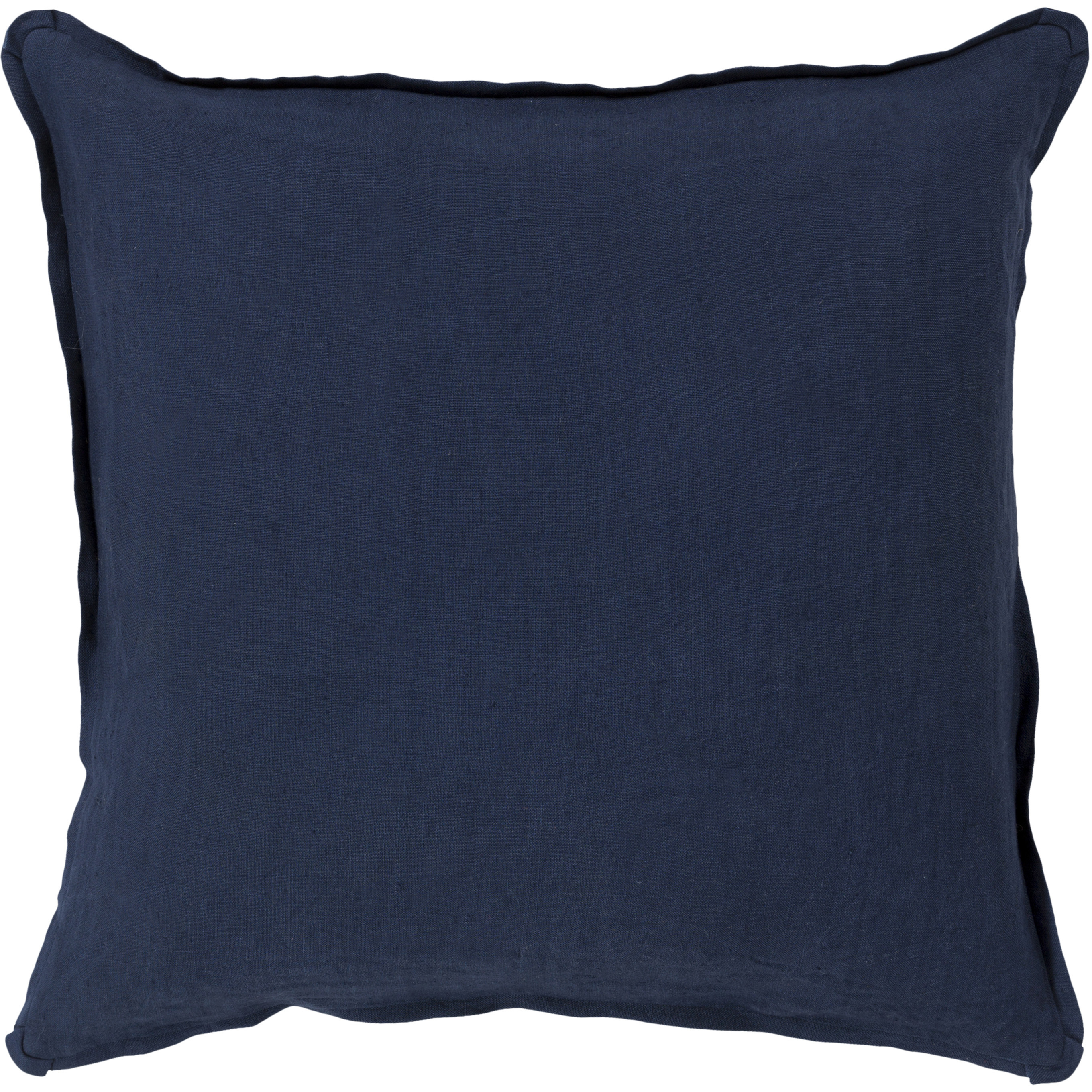 Solid 20 X 20 inch Navy Pillow Kit, Square