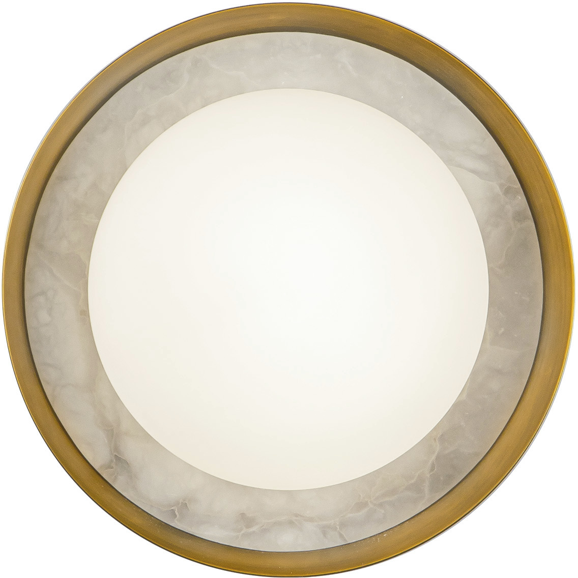 Alonso LED 8.5 inch Vintage Brass Wall/Vanity Light Wall Light