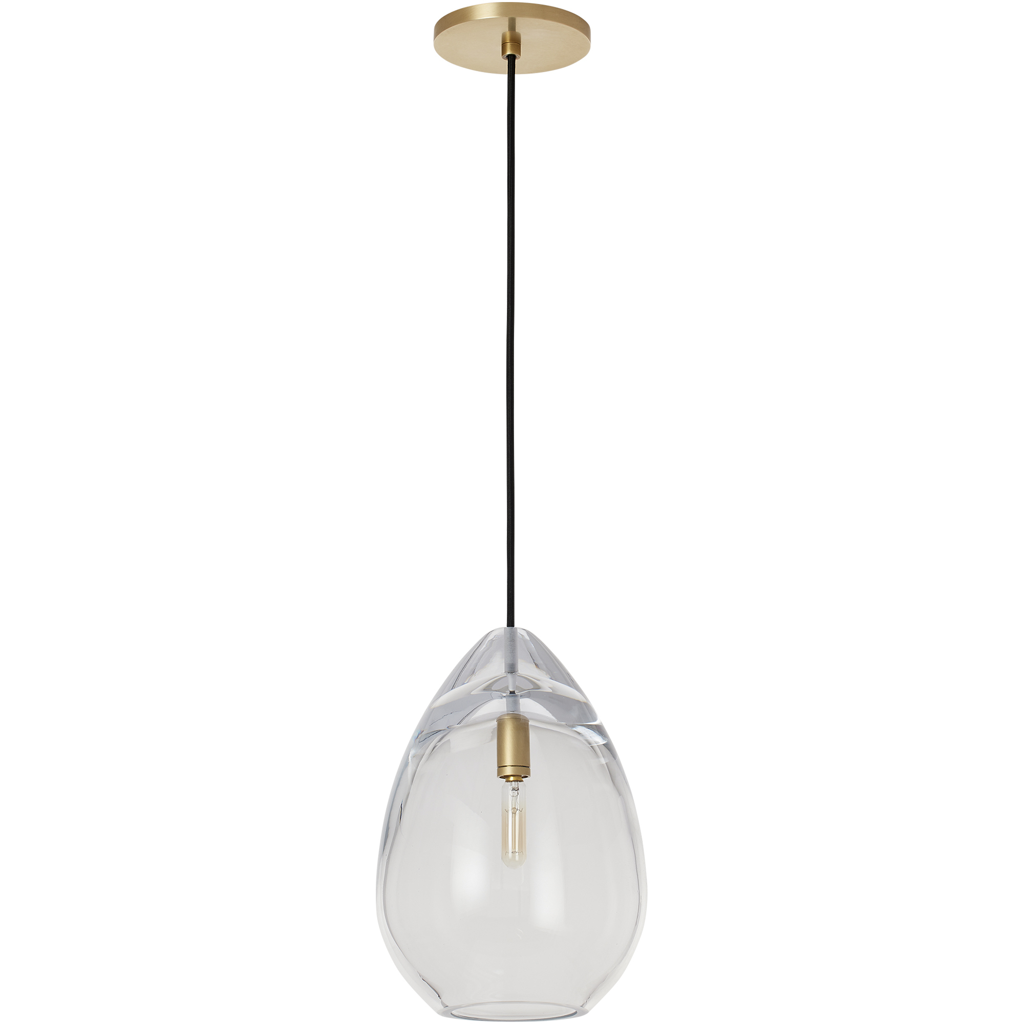 Sean Lavin Alina LED 8.5 inch Natural Brass Line-Voltage Pendant Ceiling Light