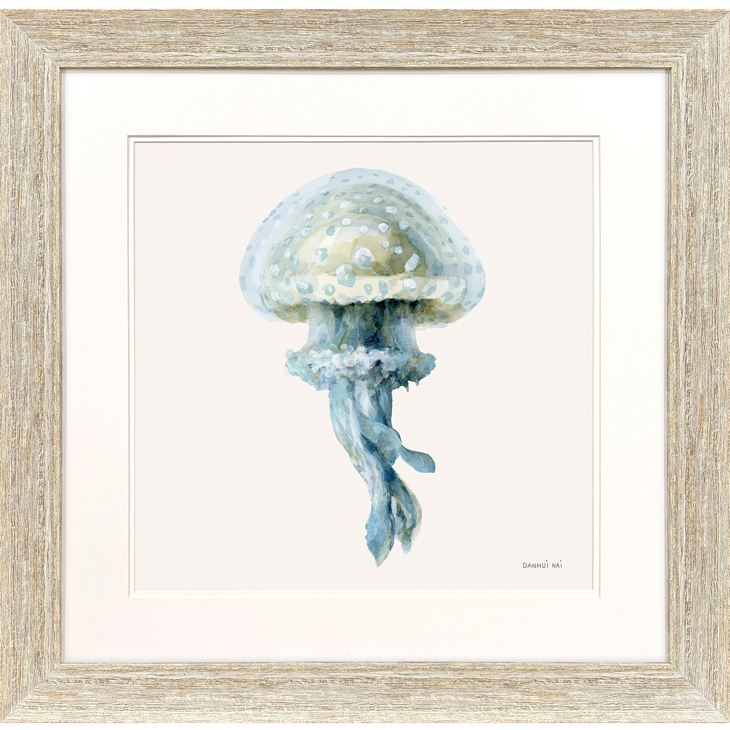 Coastal Bliss Green and Blue Framed Art, Propac