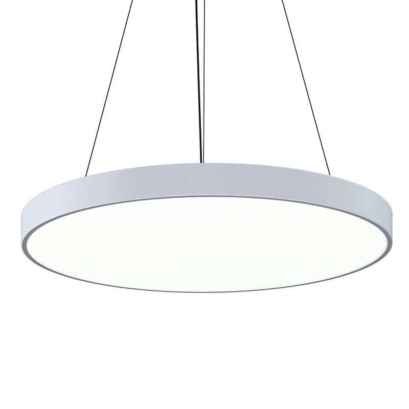 Pi LED 29.5 inch Satin White Pendant Ceiling Light in 3000K