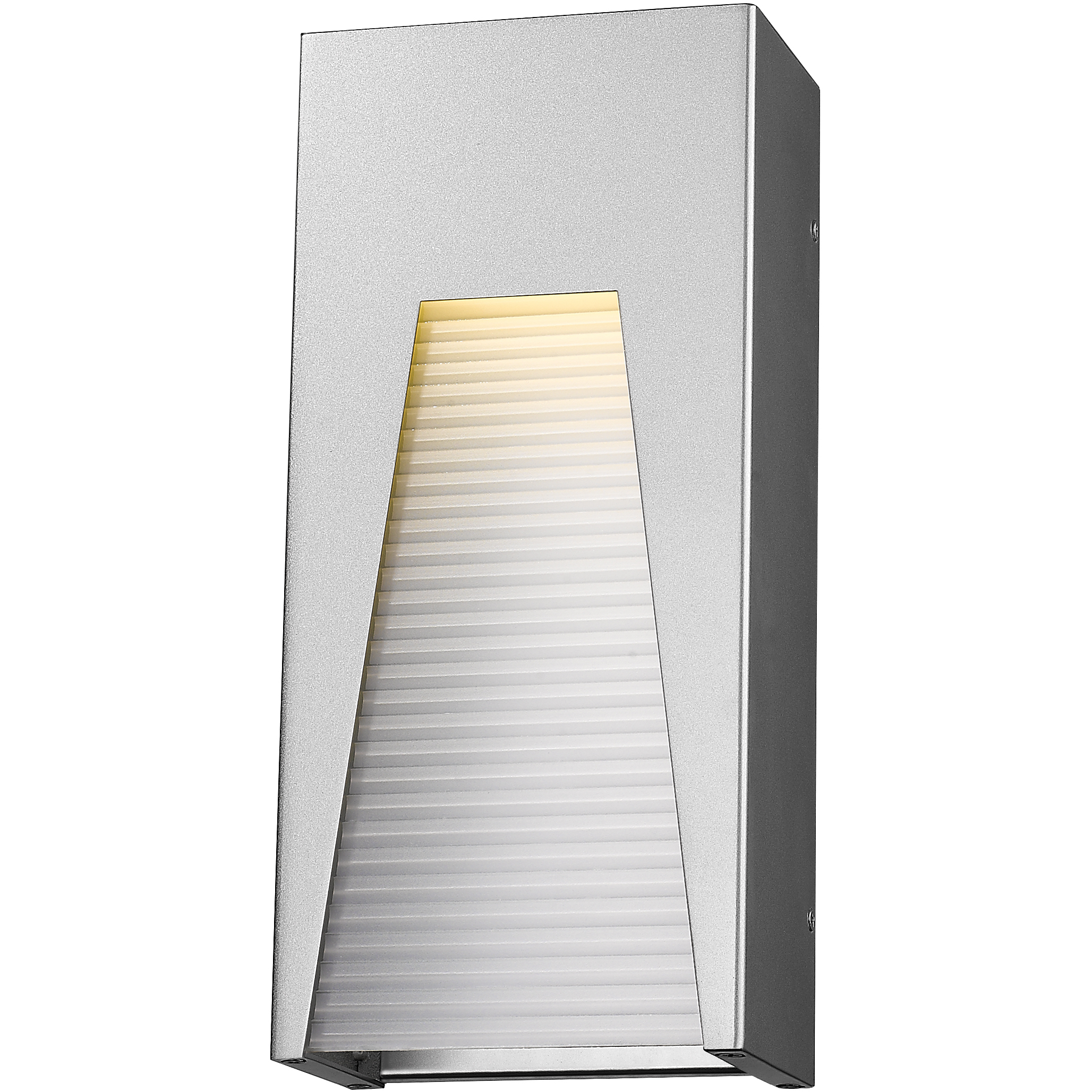 Millenial LED 13.25 inch Silver Outdoor Wall Light