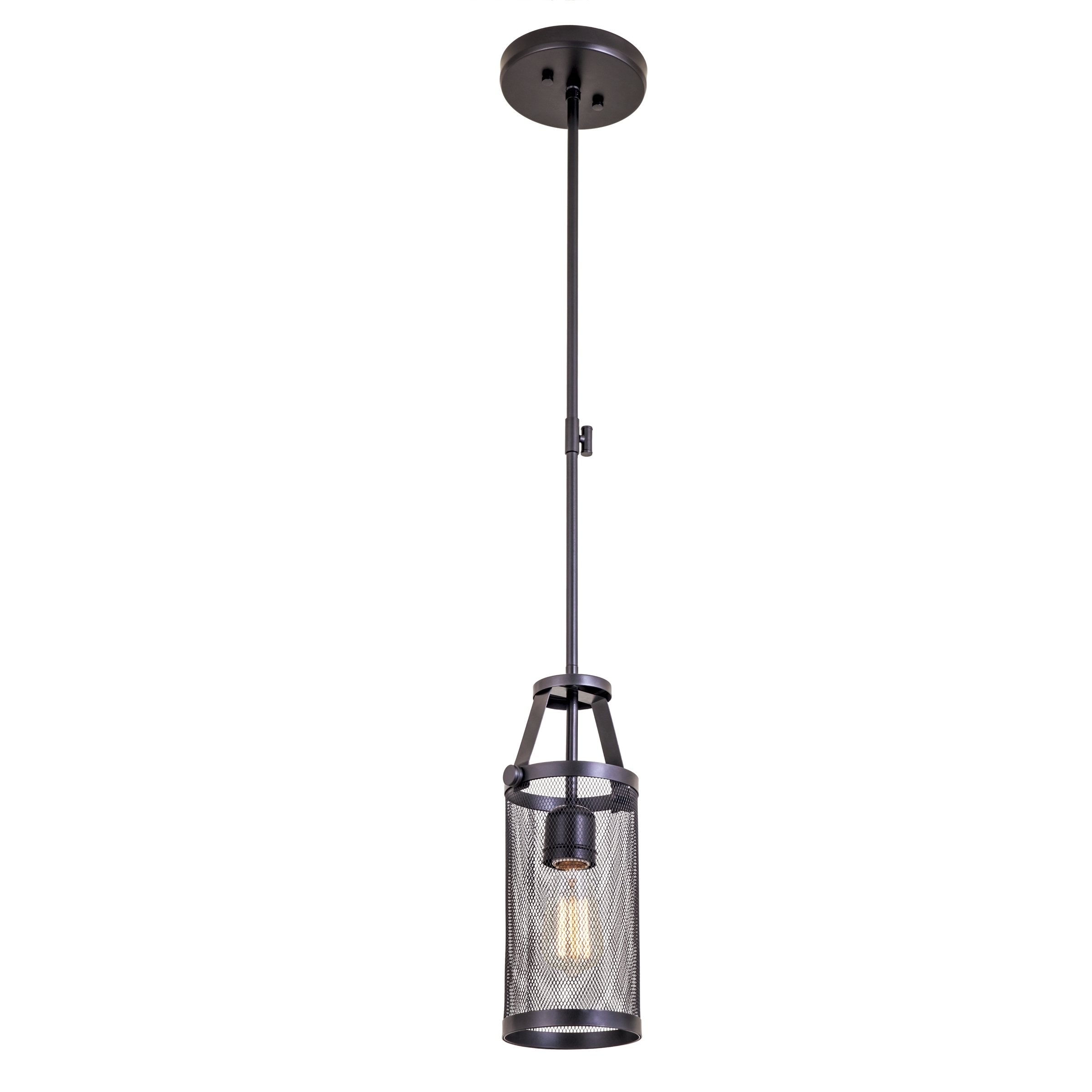 Gastown 1 Light 6 inch Graphite Net Mini-pendant Ceiling Light