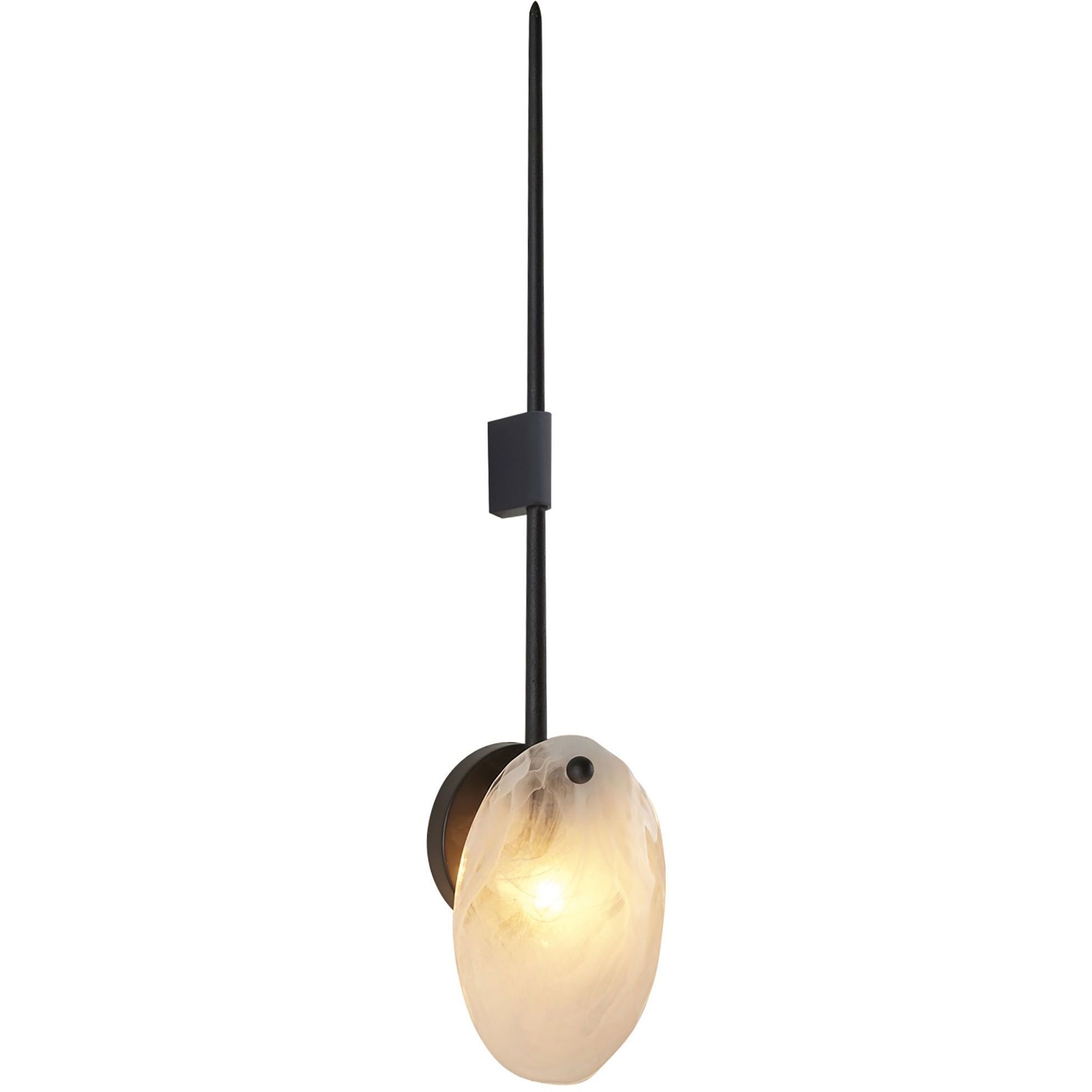 Elijah 1 Light 7 inch Opal Swirl ADA Sconce Wall Light