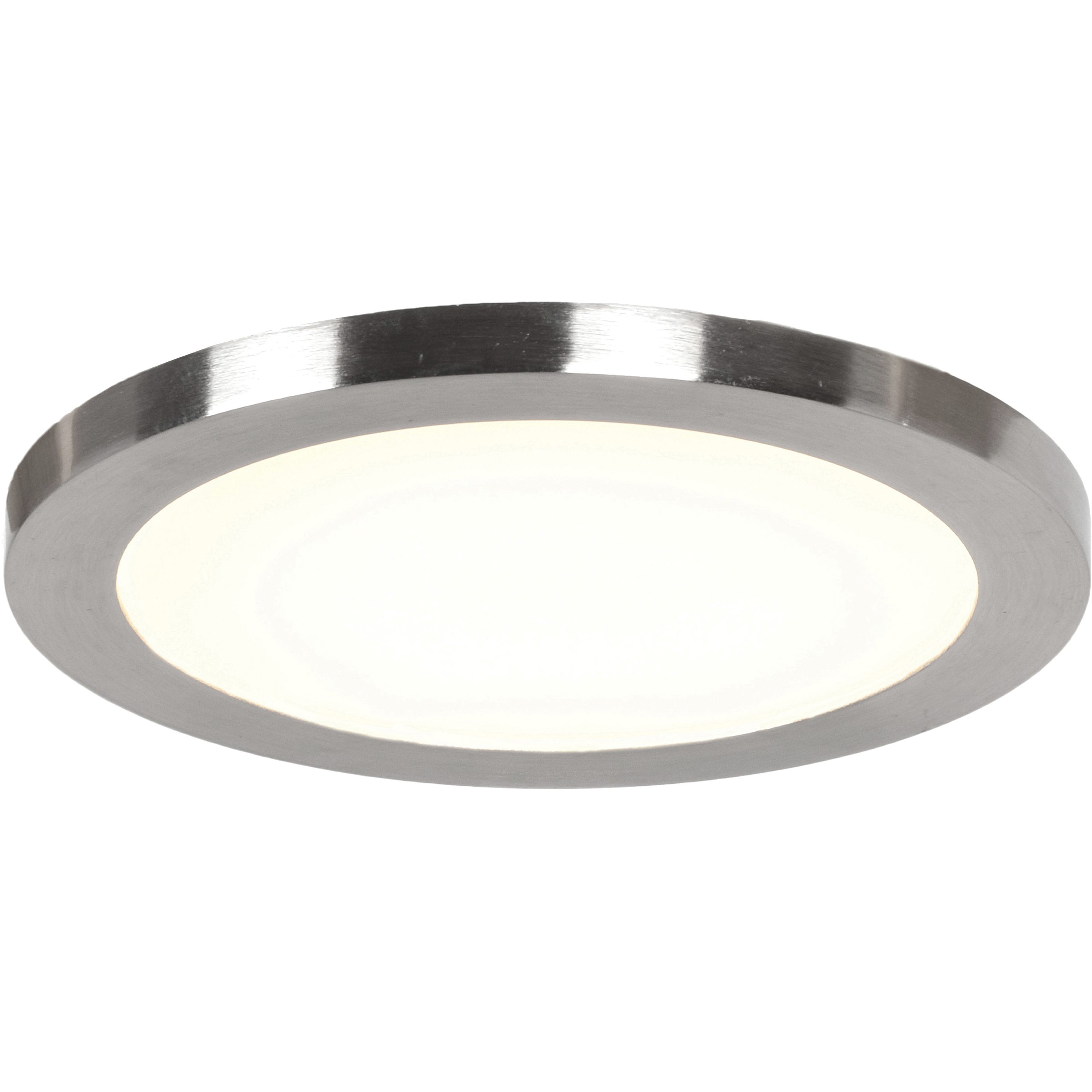 Disc LED 5.5 inch Brushed Steel Flush Mount Ceiling Light