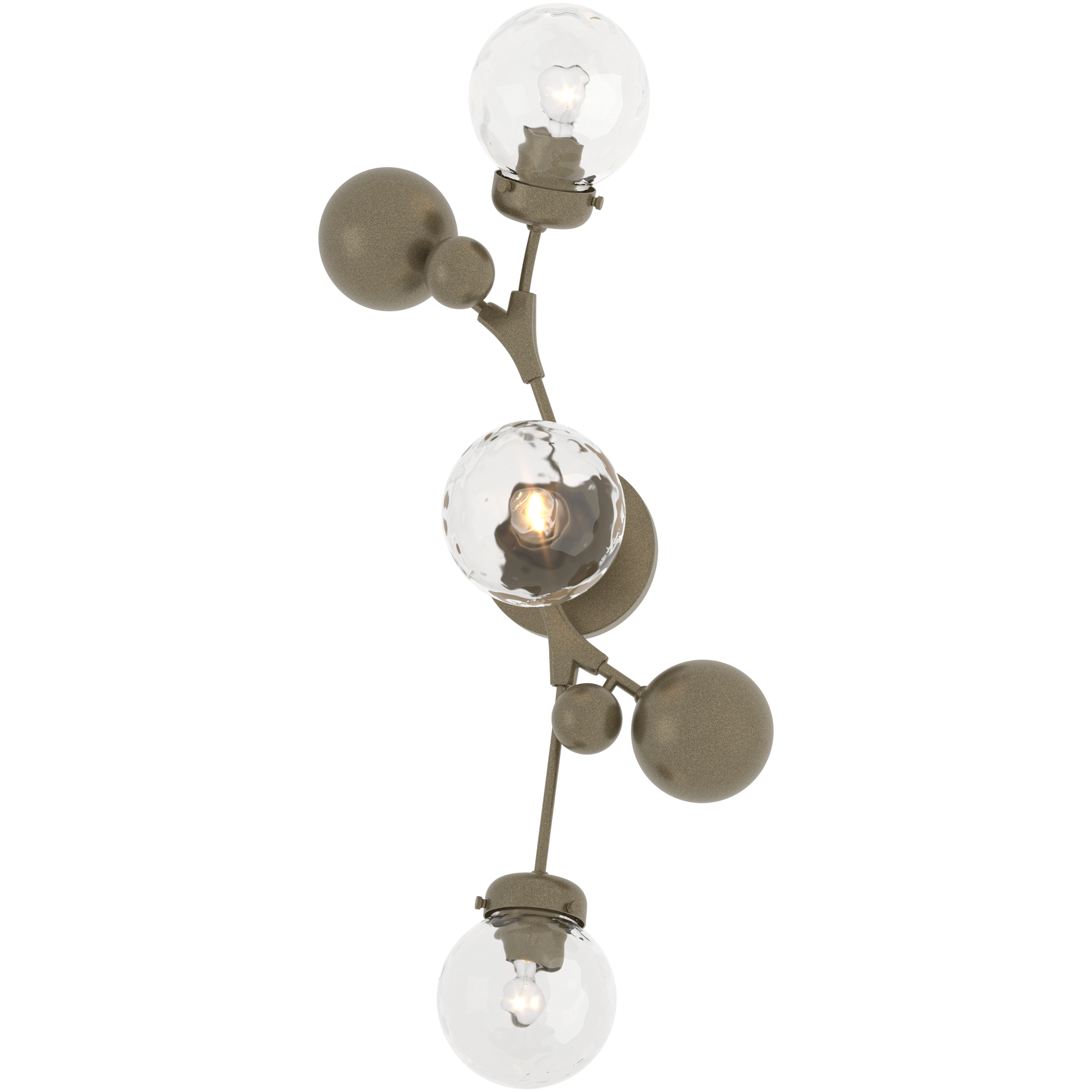 Sprig 3 Light 12.9 inch Soft Gold Sconce Wall Light in Water