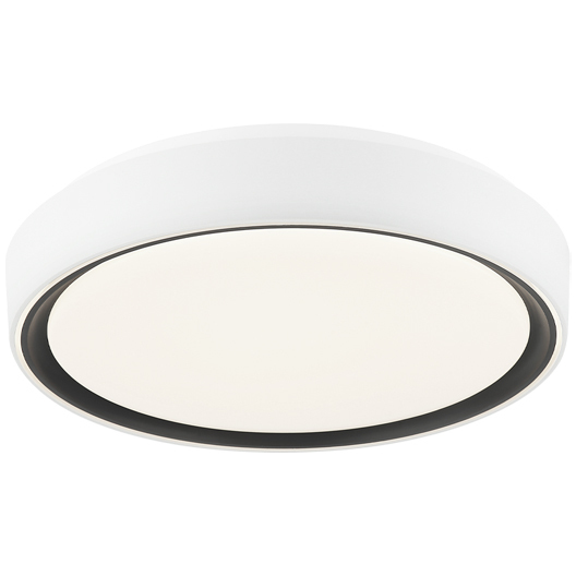 Alamus LED 15.25 inch Aged Gold Brass and White Flush Mount Ceiling Light
