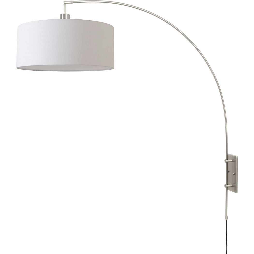 Span 1 Light 5 inch Satin Nickel Wall Mounted Arc Lamp Wall Light