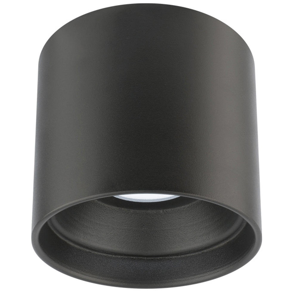 Downtown LED 5 inch Black Flush Mount Ceiling Light in 3500K, dweLED