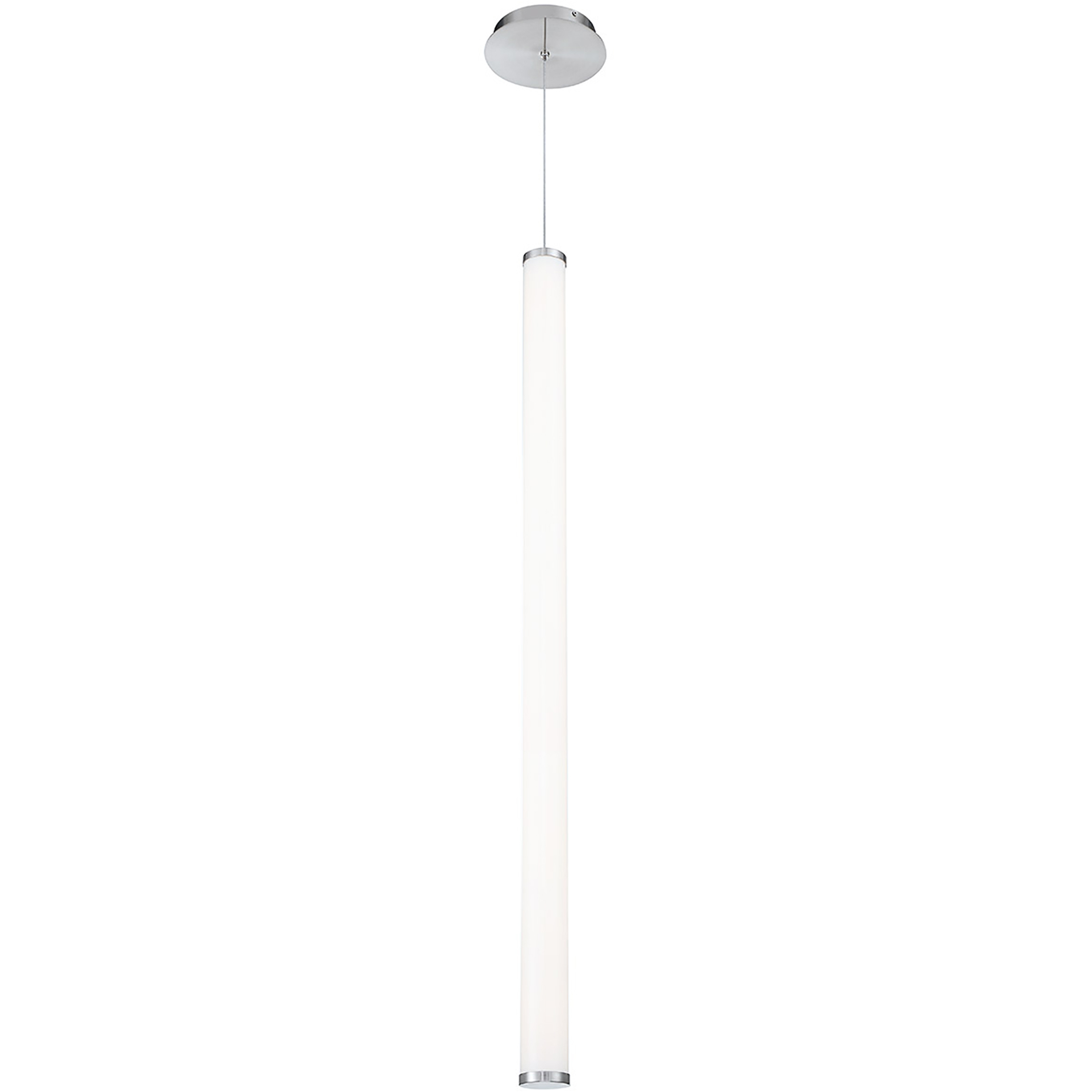 Flare LED 2.5 inch Brushed Nickel Mini-Pendant Ceiling Light, dweLED