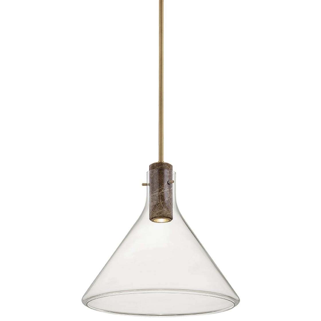 West Hill 1 Light 19.5 inch Patina Brass Pendant Ceiling Light