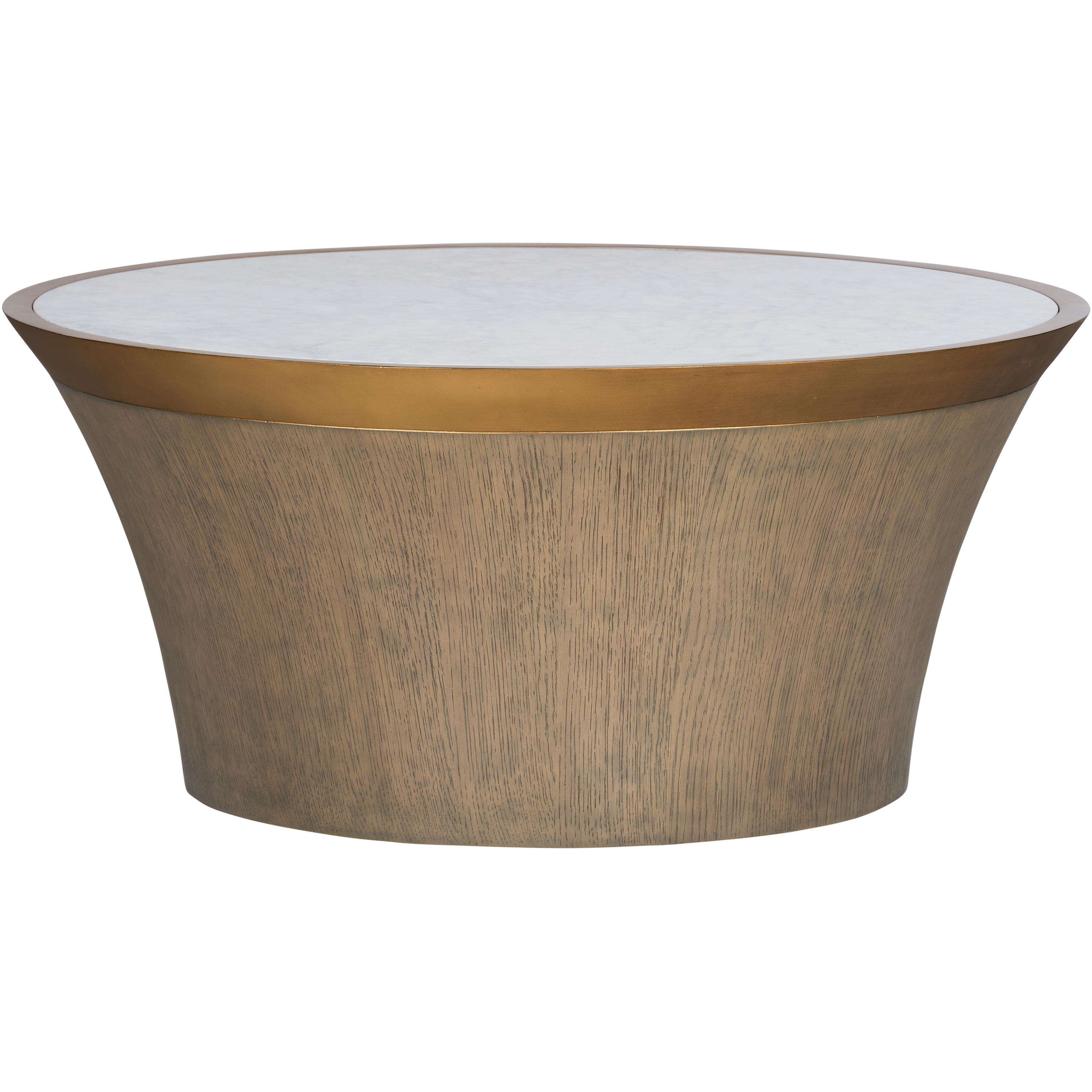 Proctor 36 X 16.5 inch Gray and White/Cream Cocktail Table