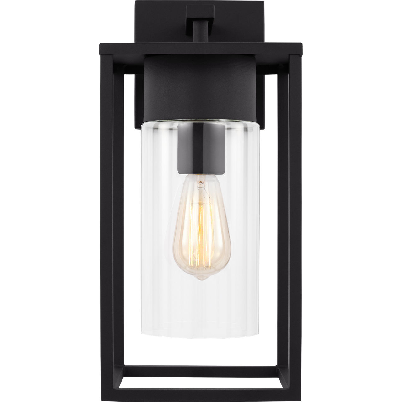 Vado 1 Light 17.13 inch Black Outdoor Wall Lantern