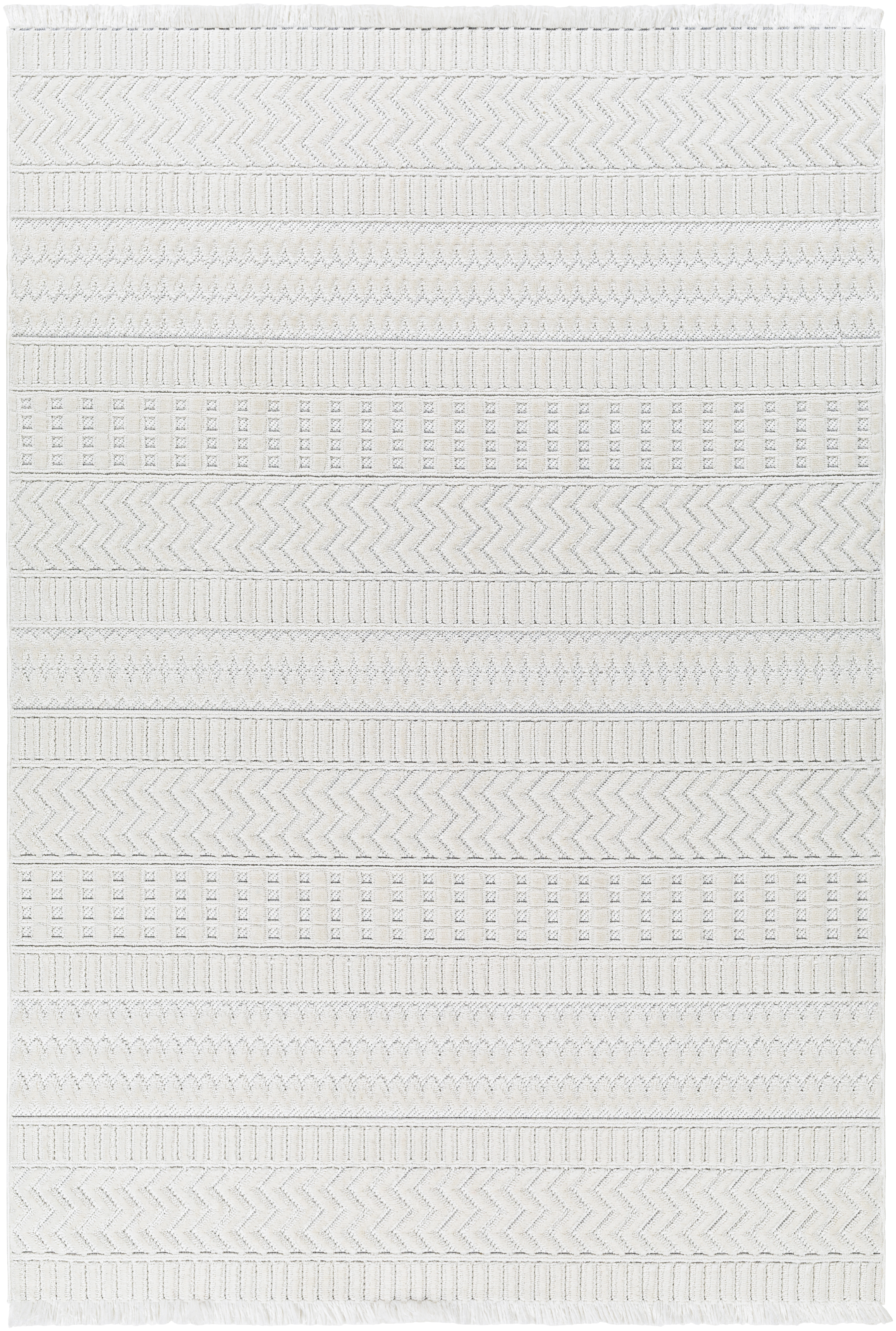 Broadway 120 X 94 inch Light Grey Rug, Rectangle