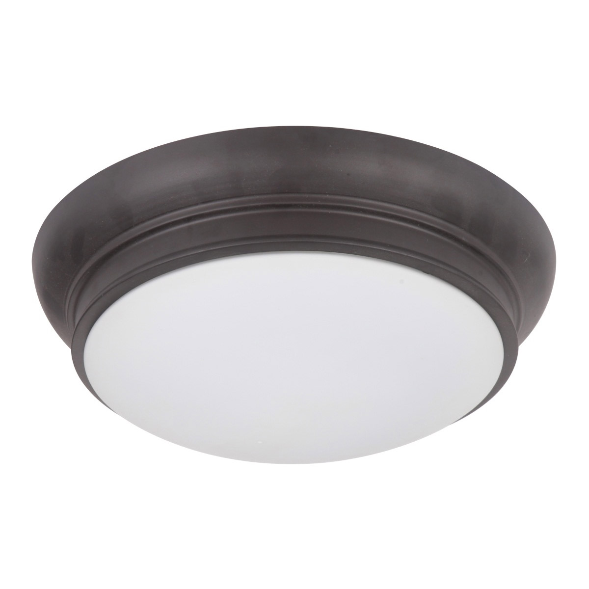 Classic 2 Light 13 inch Bronze Flush Mount Ceiling Light