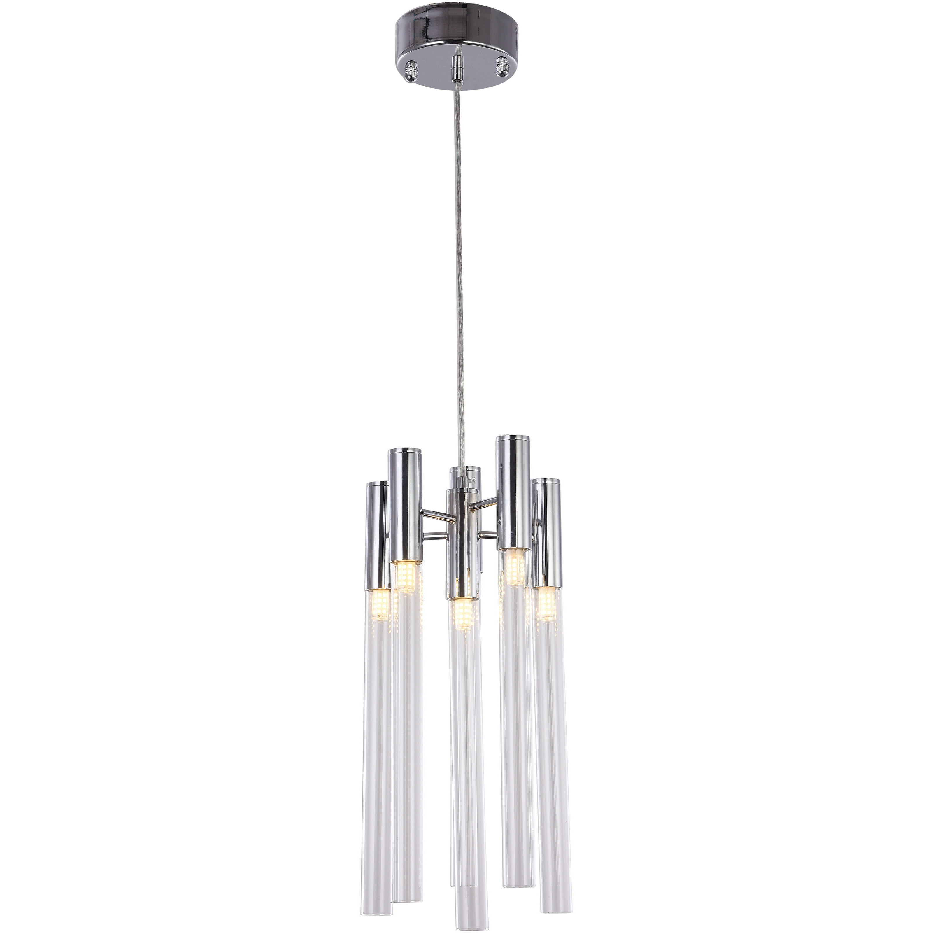 Canada LED 7.8 inch Chrome Pendant Ceiling Light