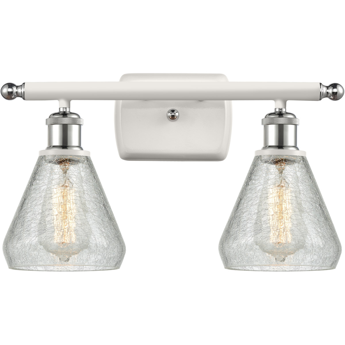 Ballston Conesus LED 16 inch White and Polished Chrome Bath Vanity Light Wall Light, Ballston