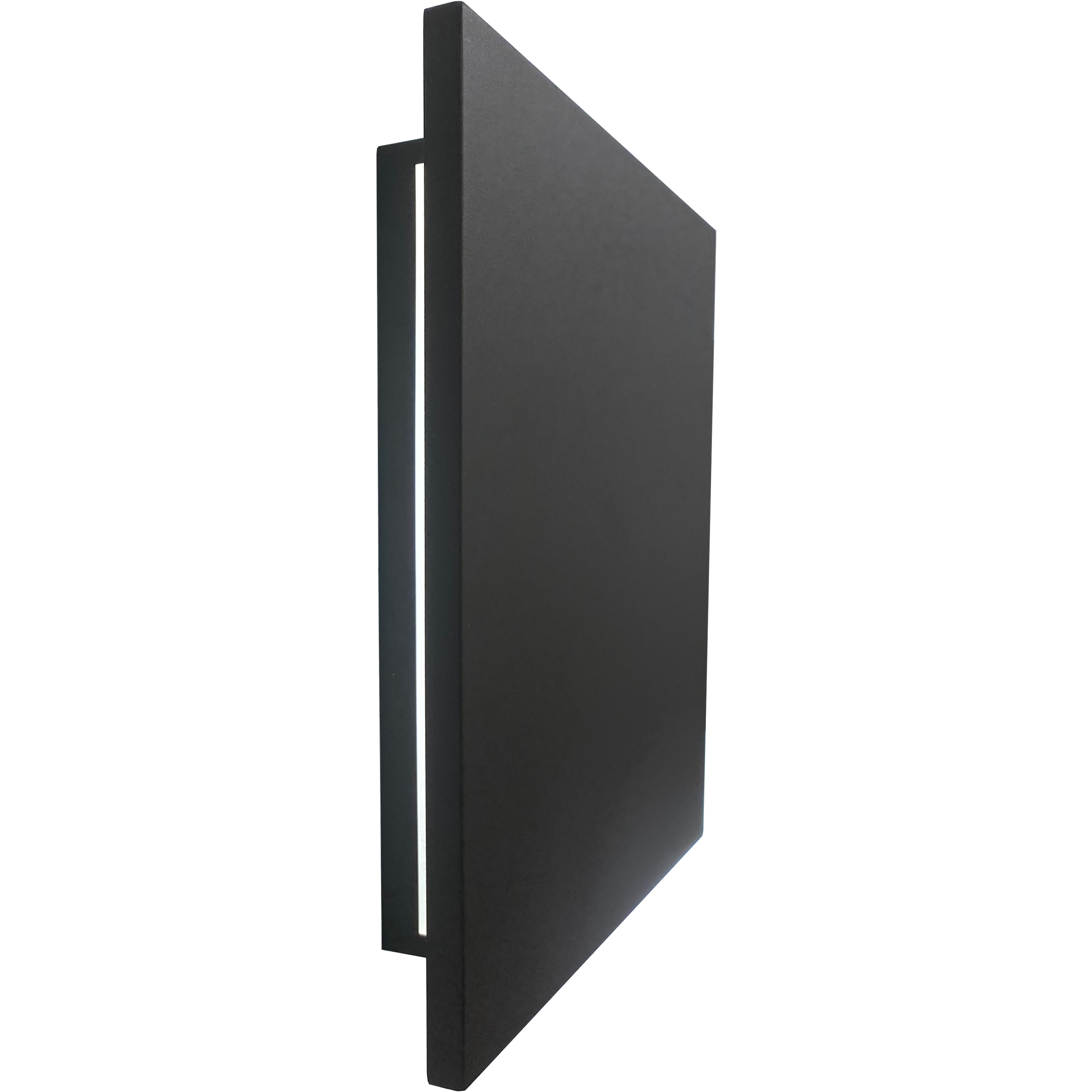 Mona Lisa LED 12 inch Matte Black Outdoor Wall Light