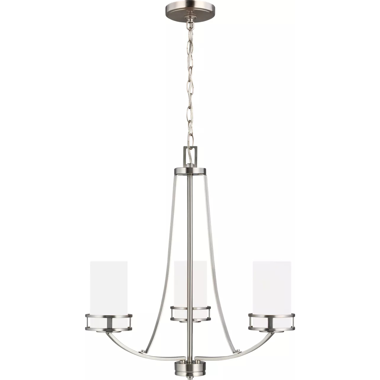 Robie 3 Light 21.38 inch Brushed Nickel Chandelier Ceiling Light