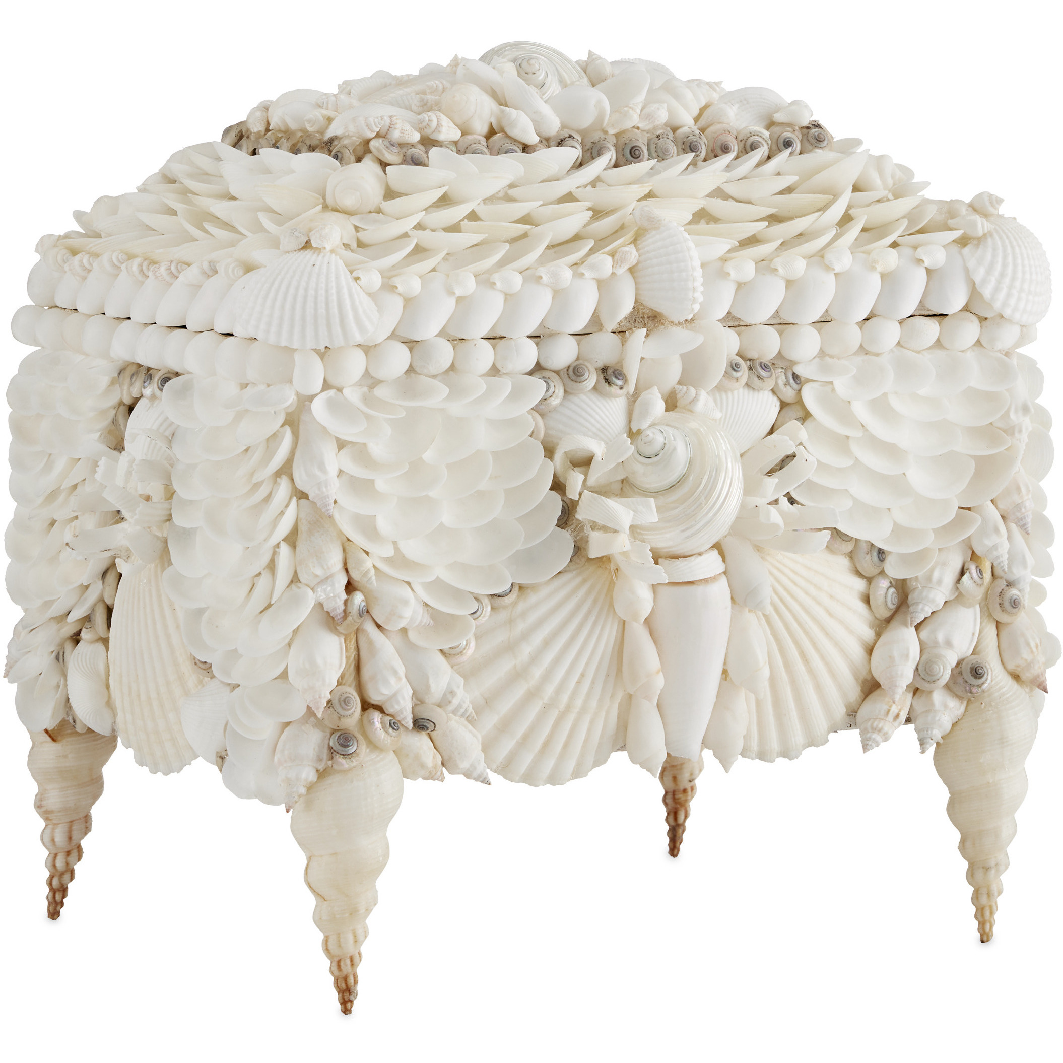 Boardwalk 10 inch White Jewelry Box