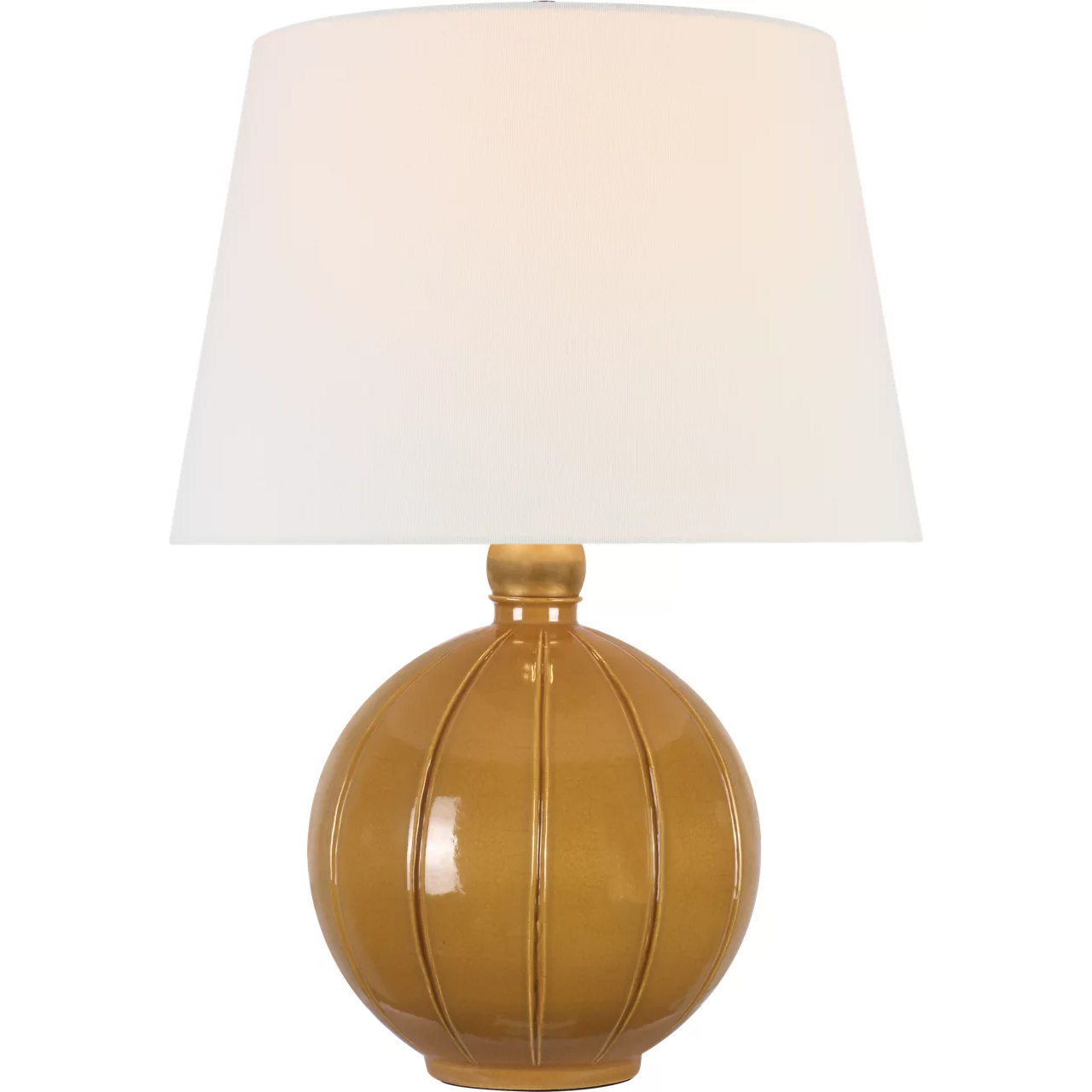 Thomas O'Brien Ponteil 26 inch 15 watt Crackled Sienna Table Lamp Portable Light