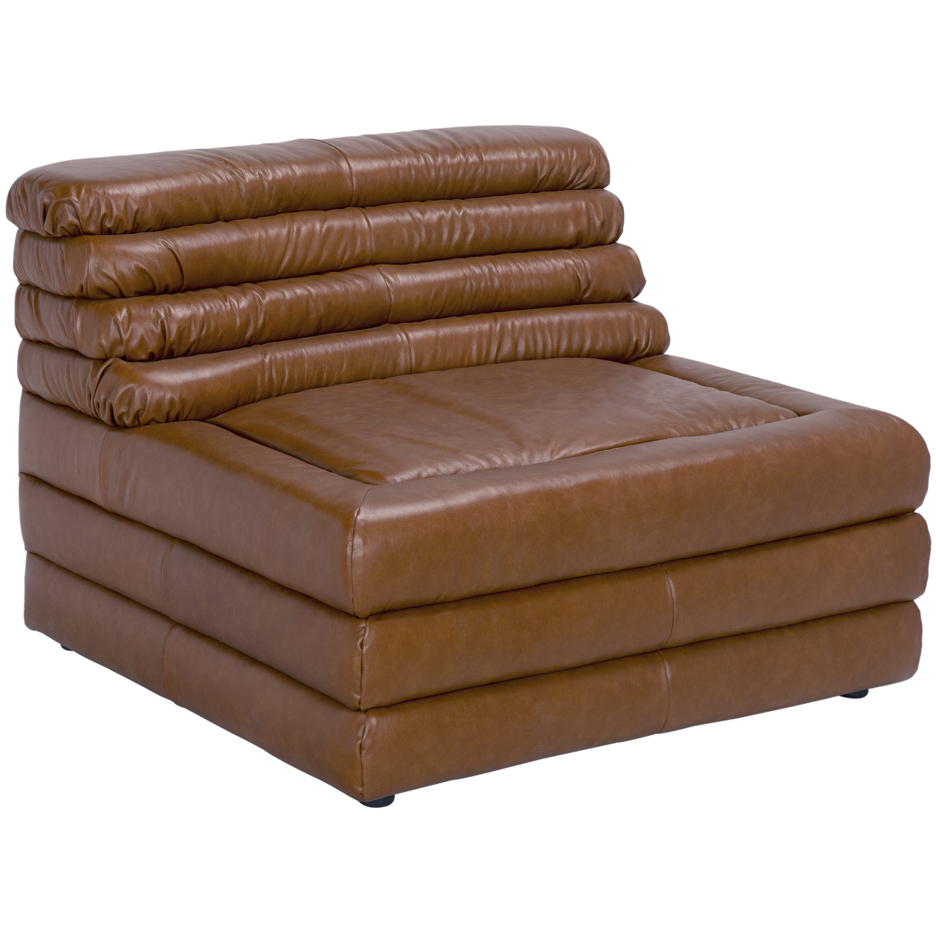 Bandera Roche Tan Modular Sofa, Center