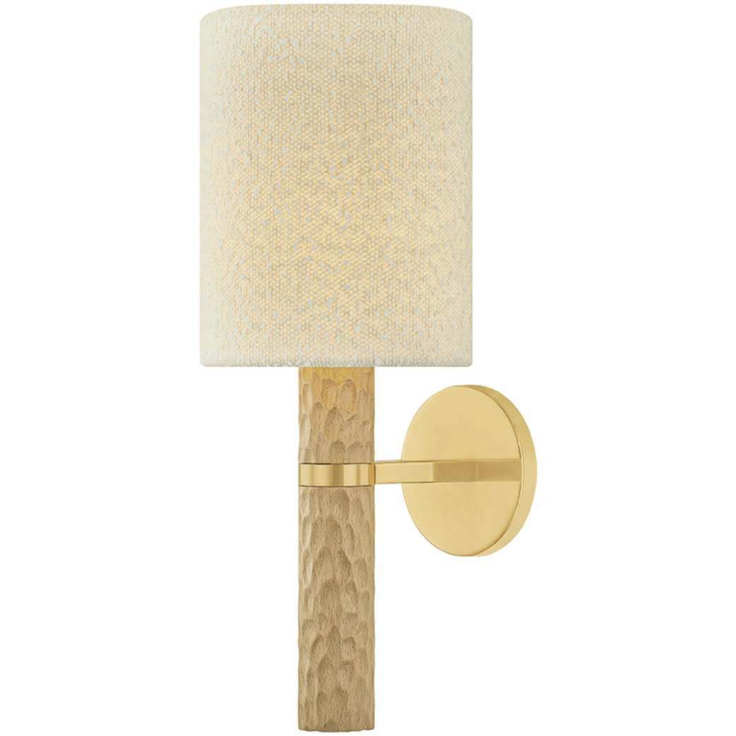 Jones 1 Light 7 inch Aged Brass Wall Sconce Wall Light