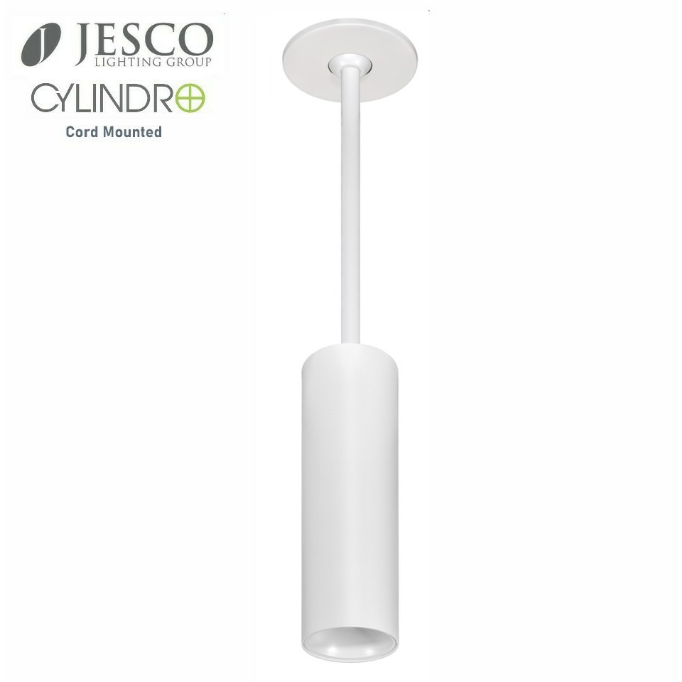 CYLINDRO LED 3.5 inch White Indoor Pendant Ceiling Light