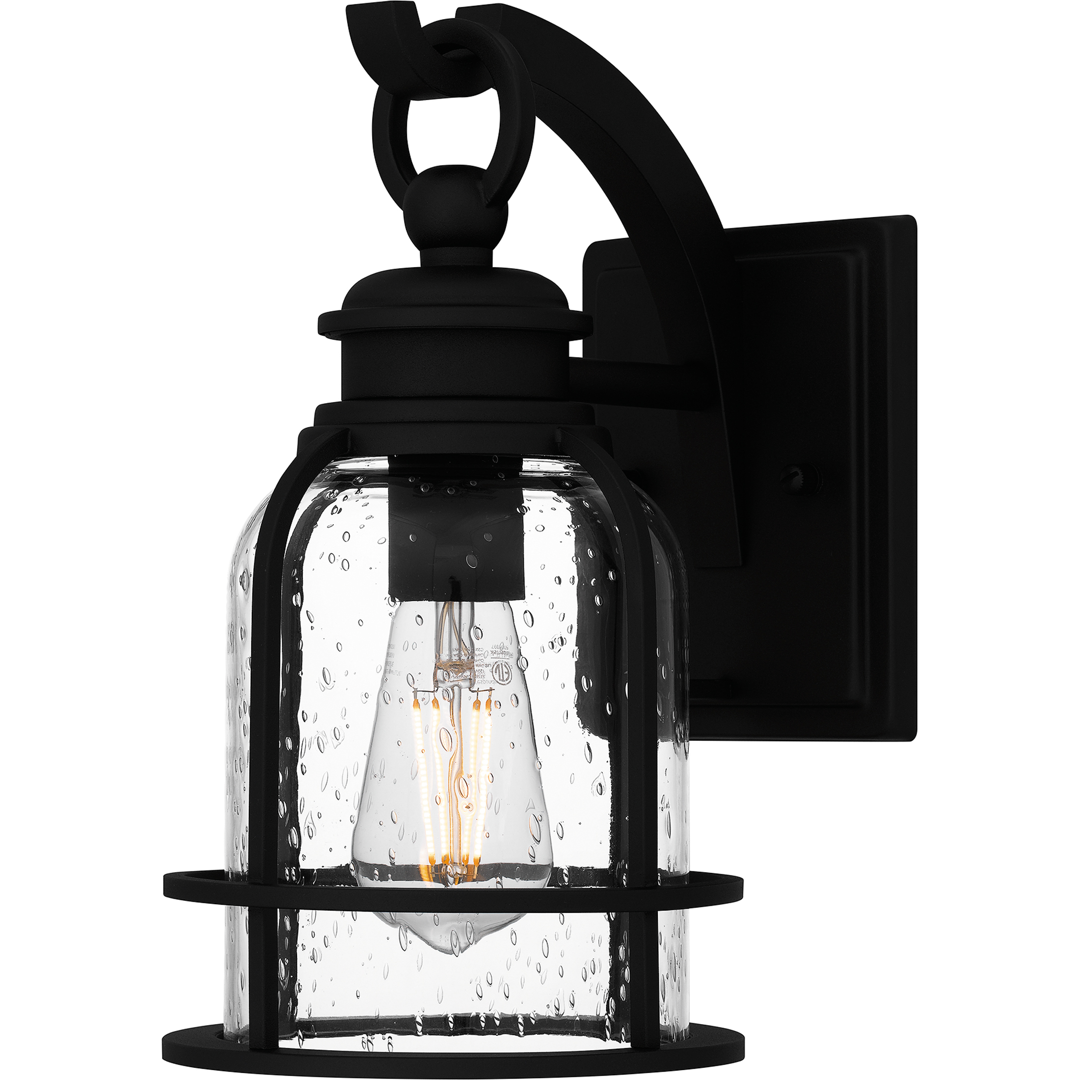 Bowles 1 Light 6.5 inch Earth Black Outdoor Lantern, Small