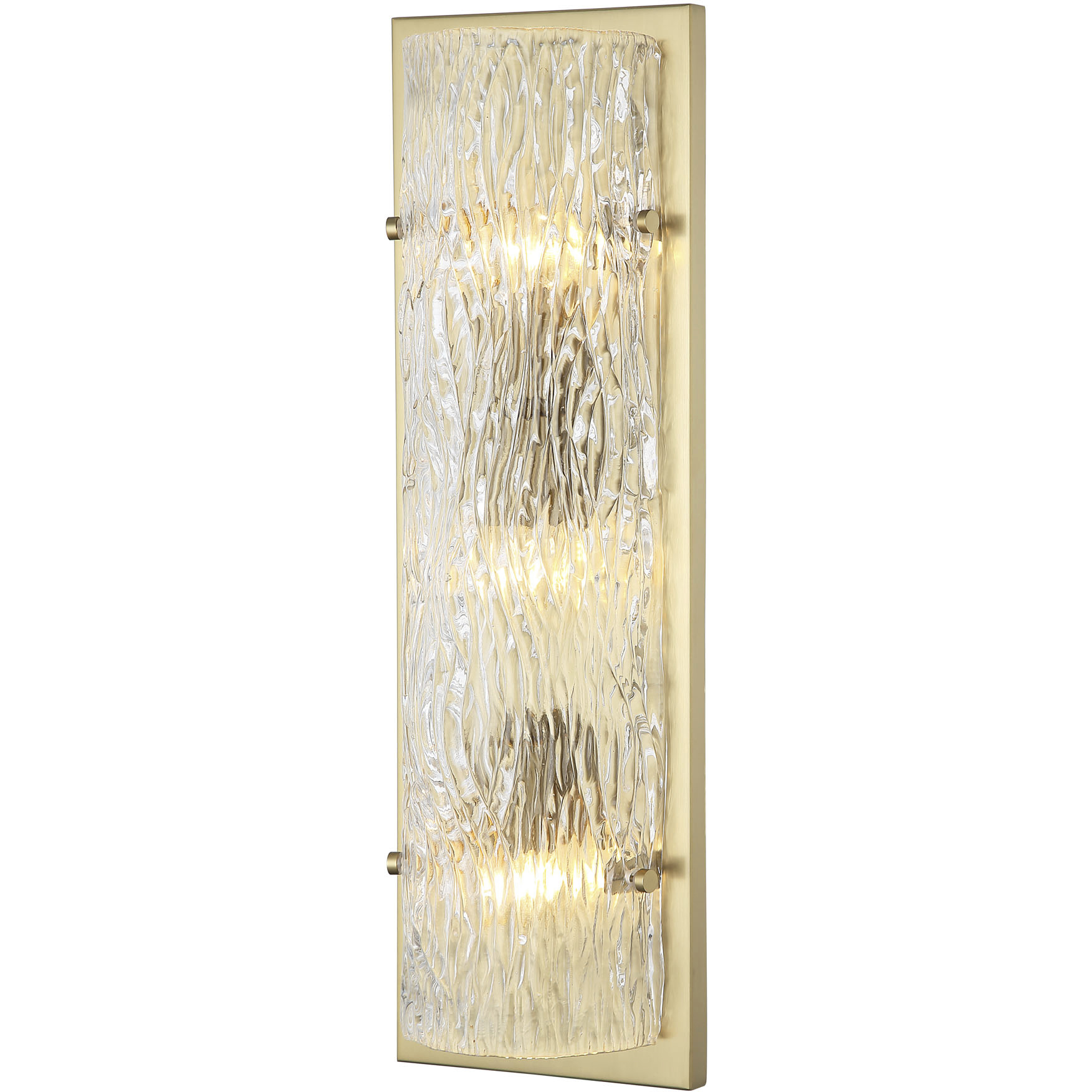 Morgan 3 Light 7.5 inch Satin Brass ADA Wall Sconce Wall Light