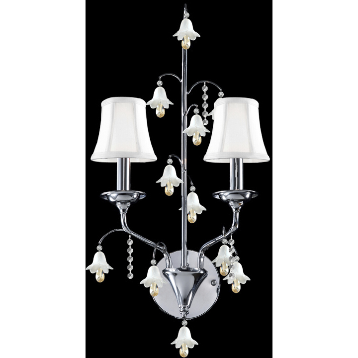 Murano 2 Light 13 inch Aged Gold Wall Sconce Wall Light