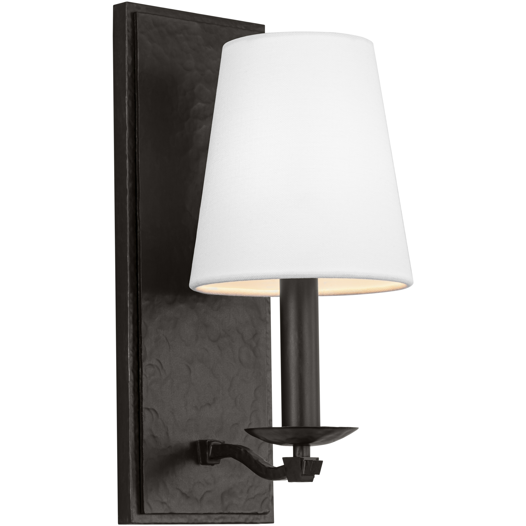 C&M by Chapman & Myers Wellen 1 Light 5 inch Aged Iron Sconce Wall Light