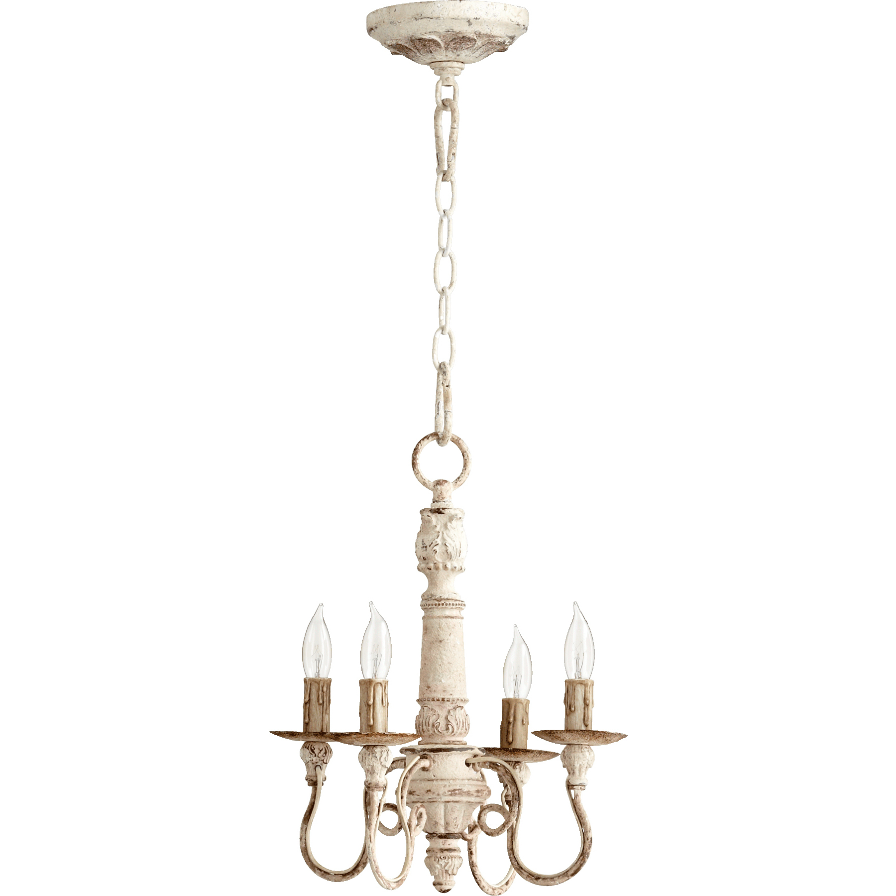 Salento 4 Light 12.5 inch Persian White Mini Chandelier Ceiling Light
