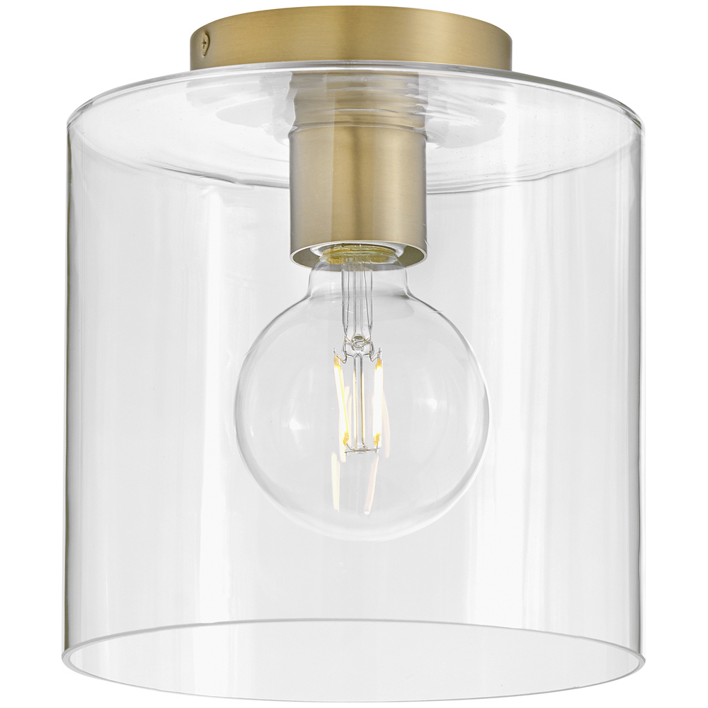 Pippa LED 8.5 inch Lacquered Brass Foyer Light Ceiling Light, Flush Mount