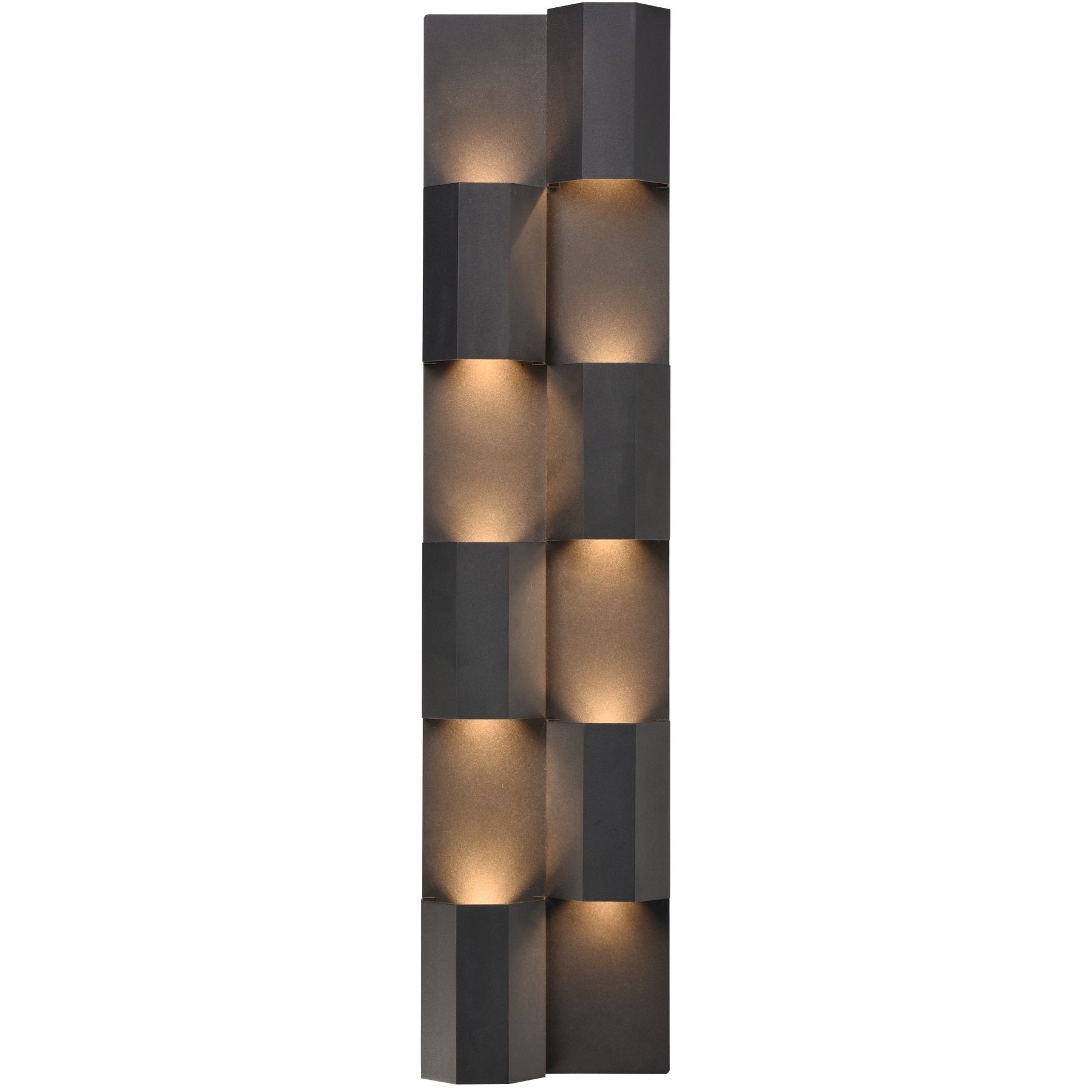 Skyline 1 Light 27 inch Charcoal Black Outdoor Sconce