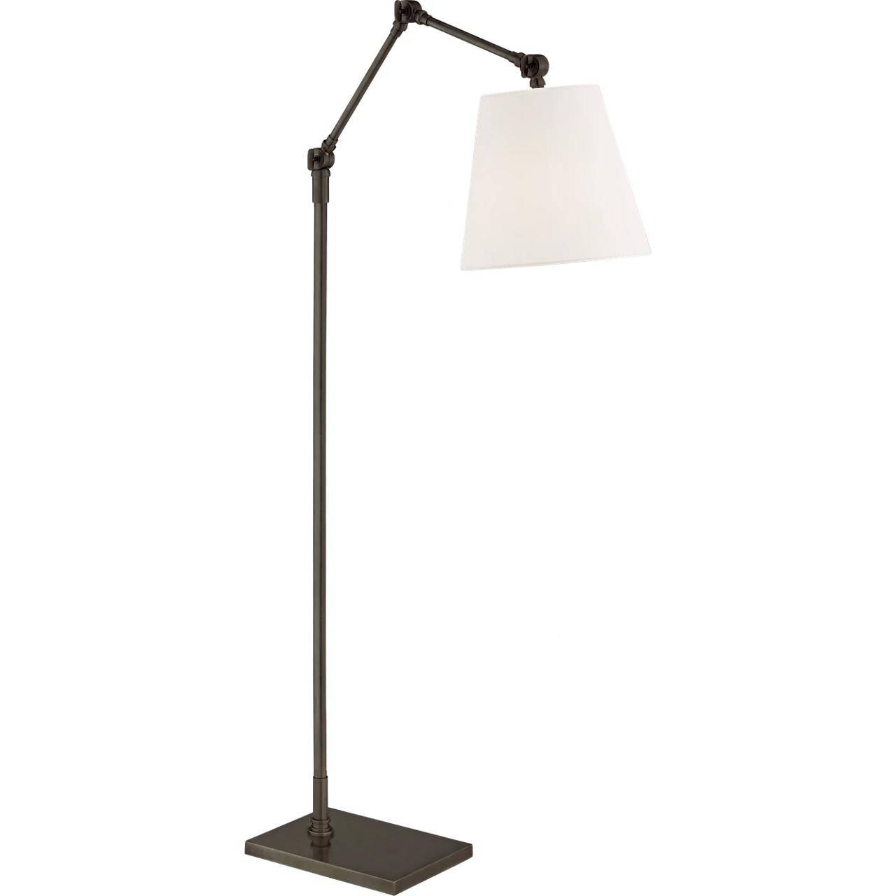 Suzanne Kasler Graves 50 inch 100 watt Bronze Articulating Floor Lamp Portable Light