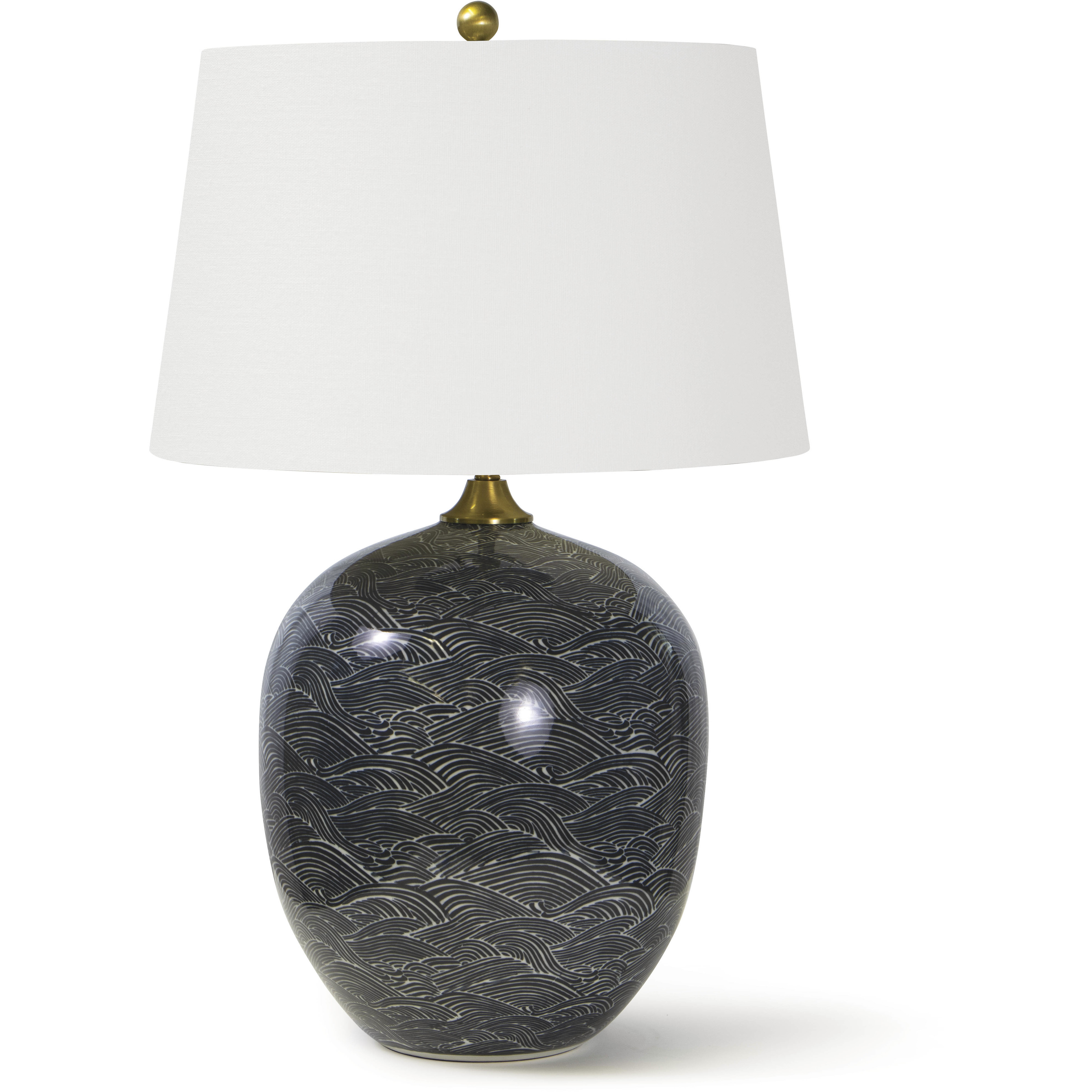 Harbor 29 inch 150.00 watt Black Table Lamp Portable Light