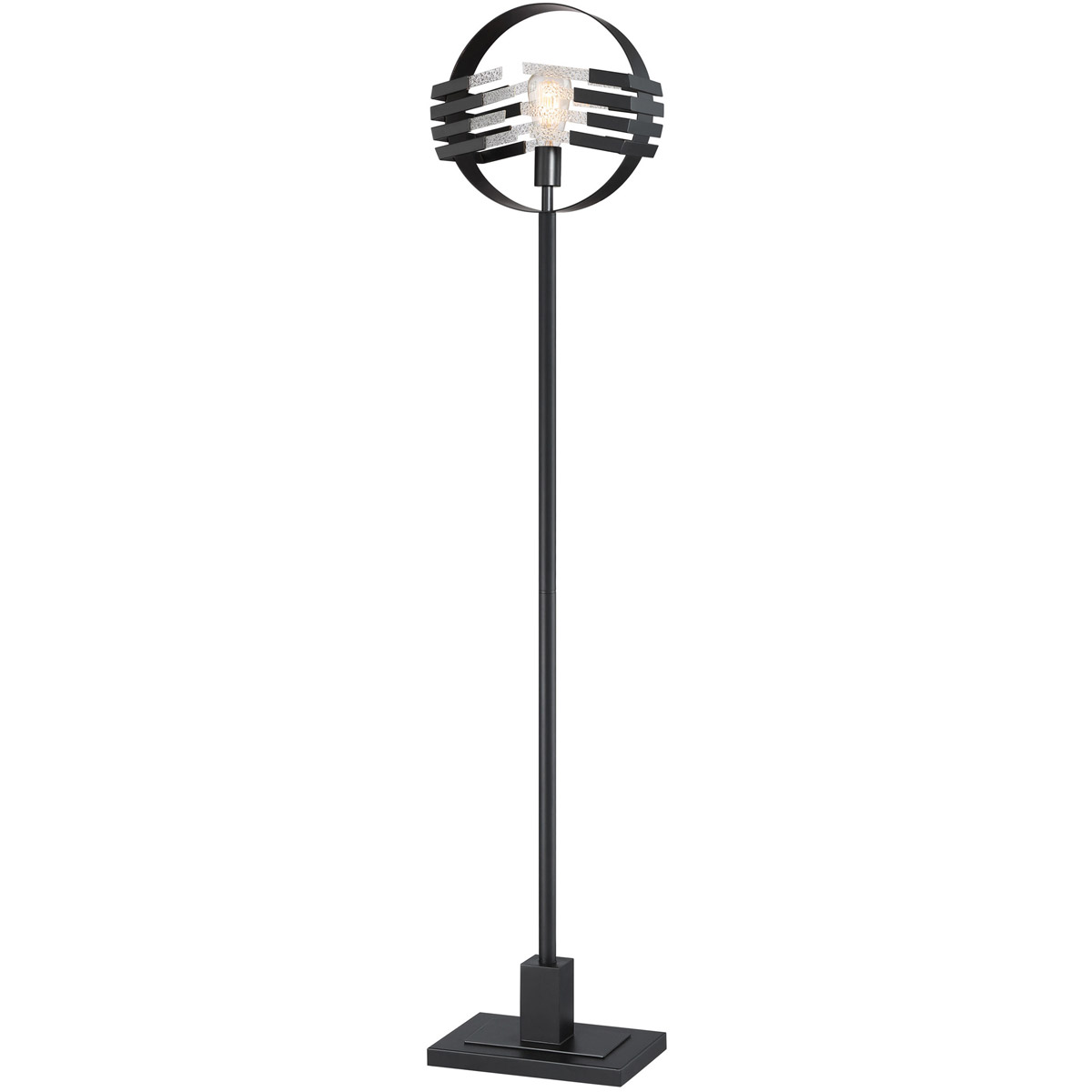 Brisbane 64 inch 60.00 watt Matte Black Floor Lamp Portable Light