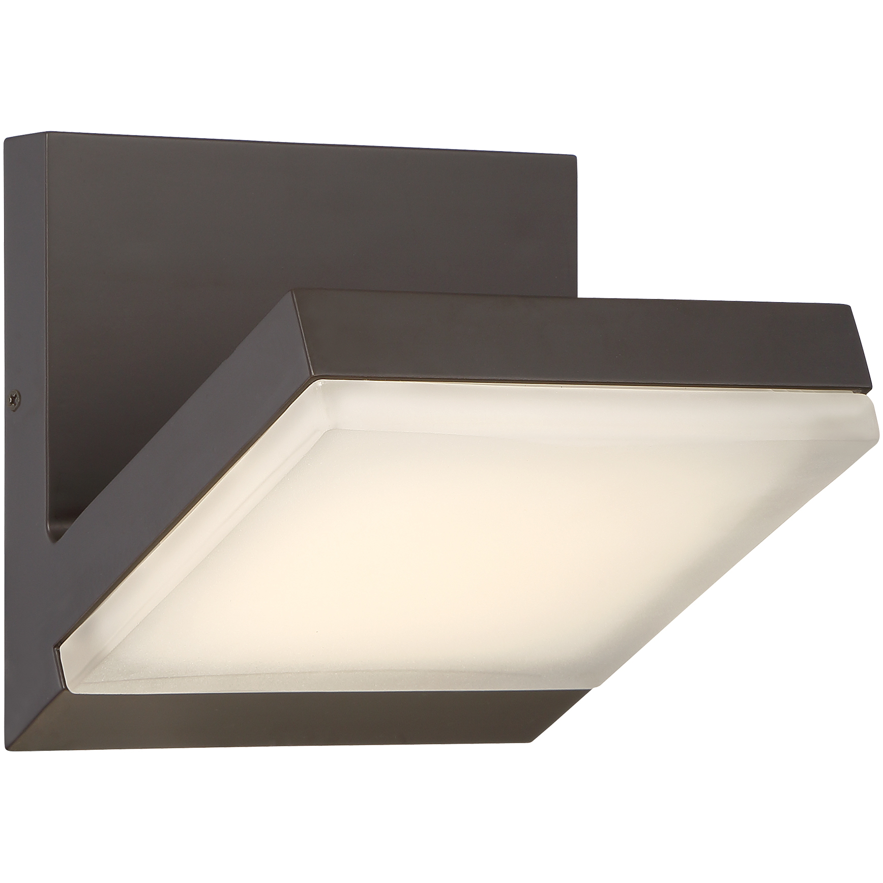 Angle LED 6 inch Oil Rubbed Bronze Wall Sconce Wall Light, Outdoor