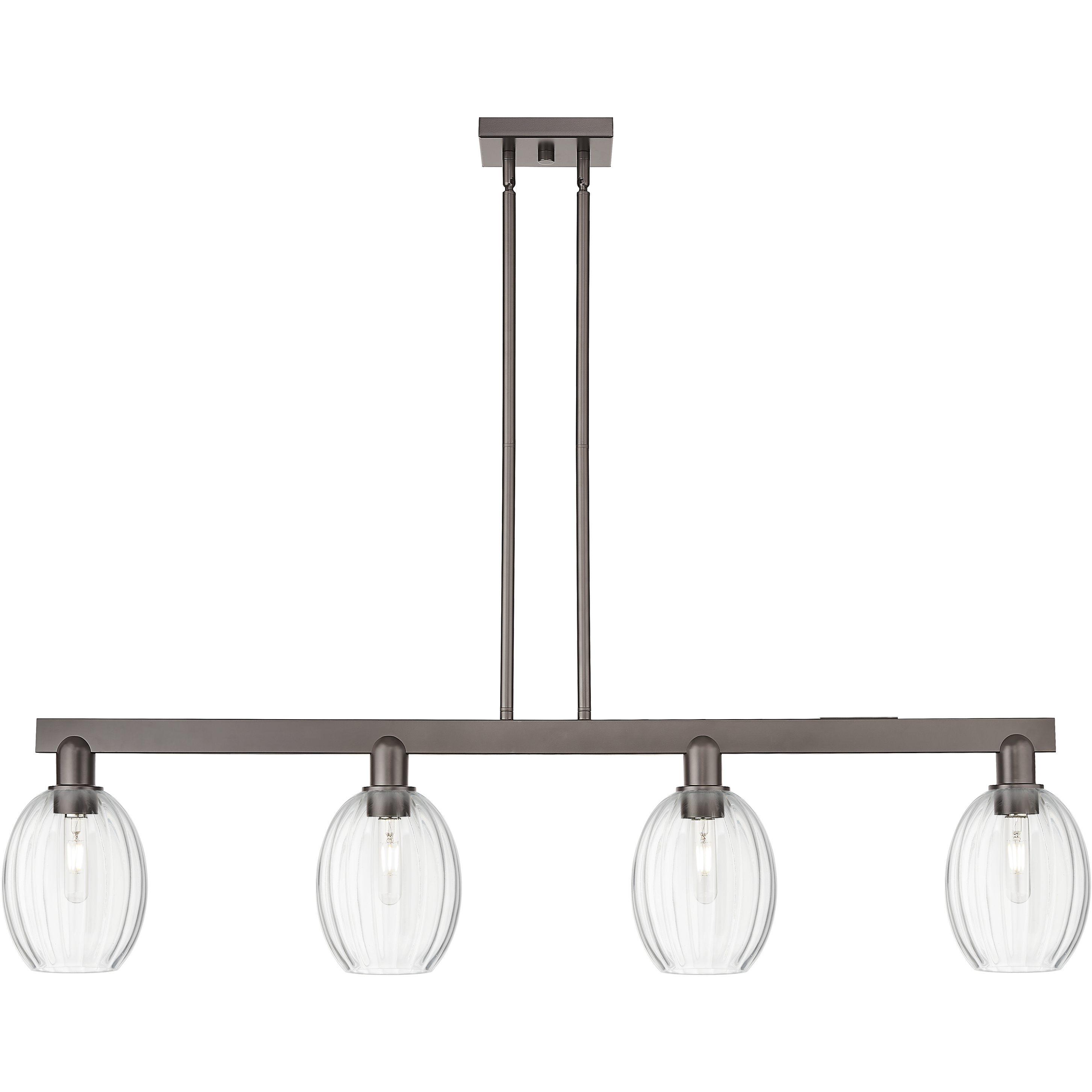 Preston Island Light Ceiling Light in Oil Rubbed Bronze, Clear Glass