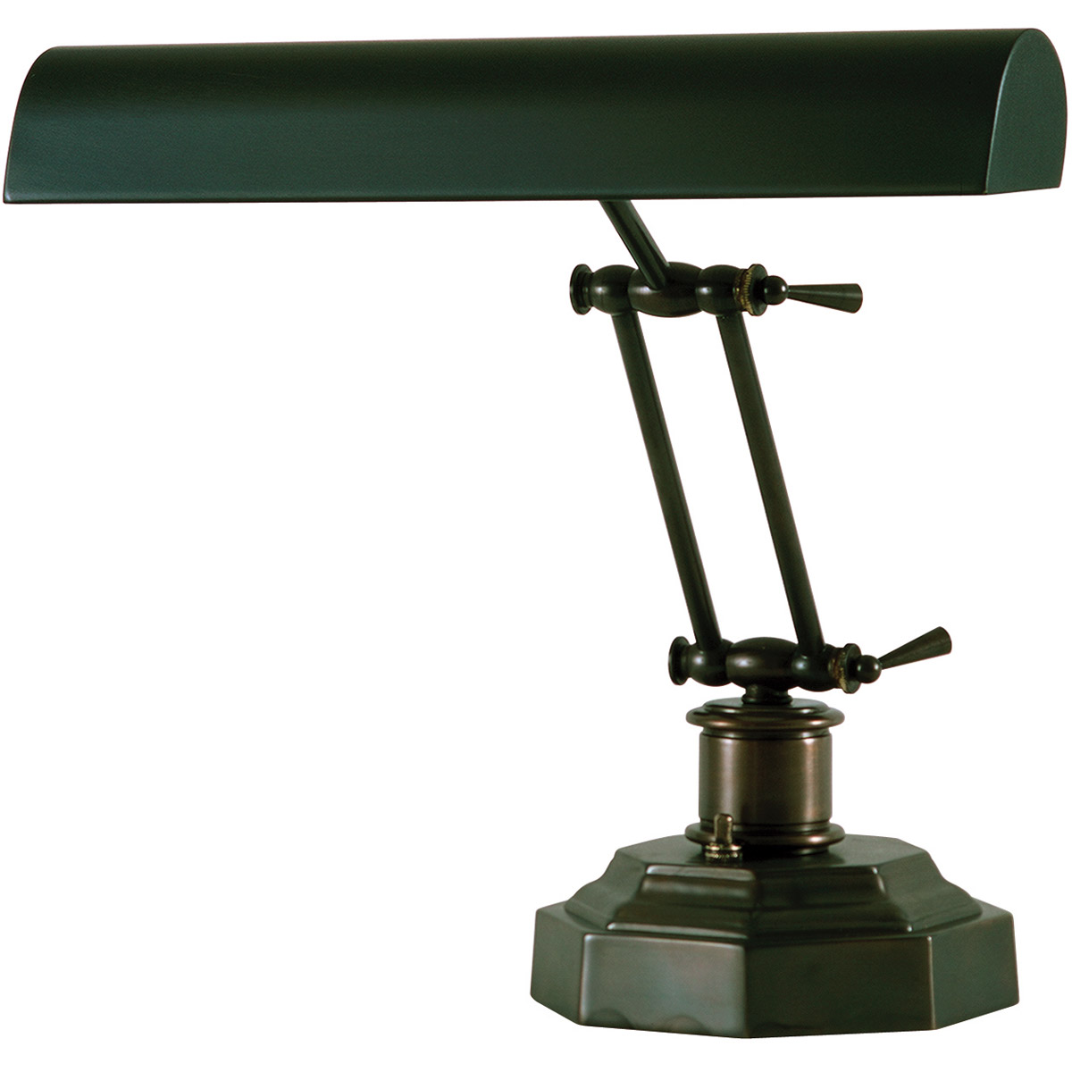Piano/Desk 13 inch 40 watt Mahogany Bronze Piano/Desk Lamp Portable Light in 12.5, Octagon